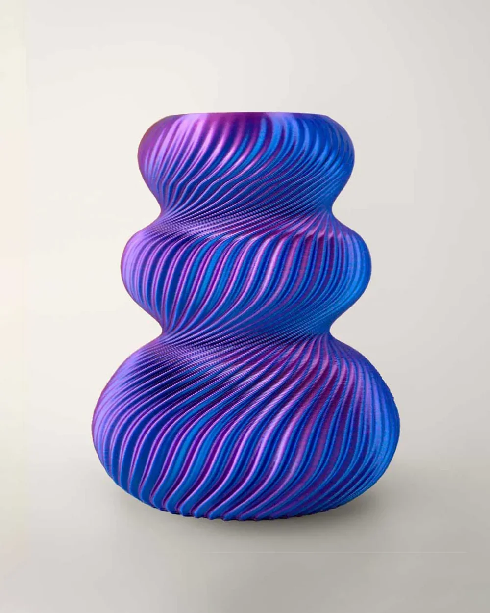 Vase Chantilly Ocean (purple-blue-black) 22cm 10171