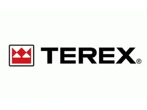 Terex logo with red symbol and black text