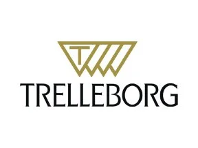 Trelleborg logo with stylized gold and black text.