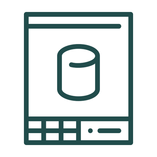 Line drawing of a computer screen displaying a cylindrical object, with a keyboard below.