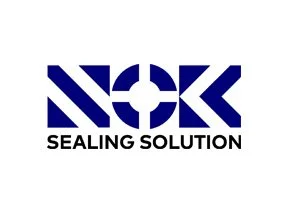 NOK Sealing Solution logo in blue and black text