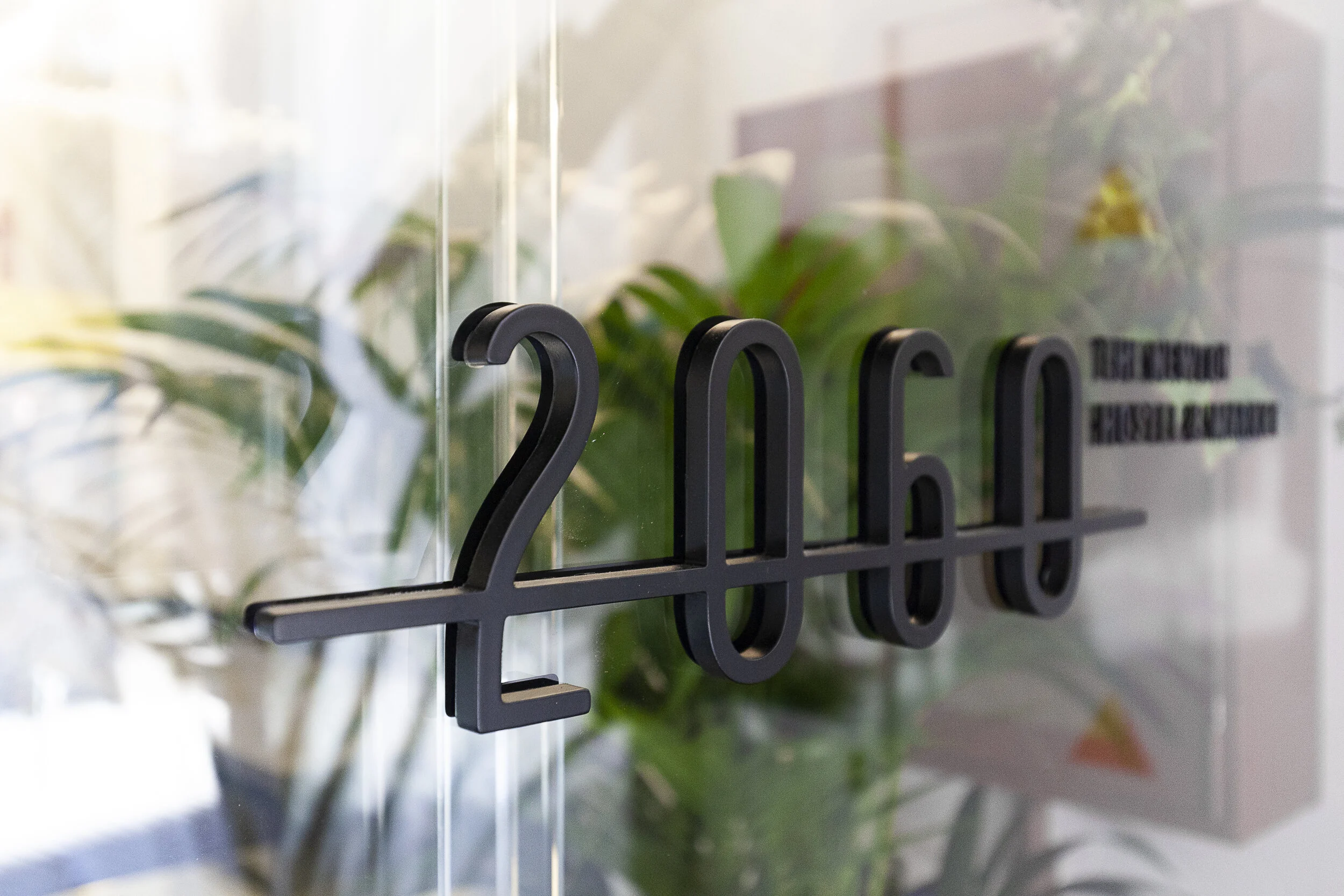 2060 The Newton Hostel corporate brand signage designed by Wanna