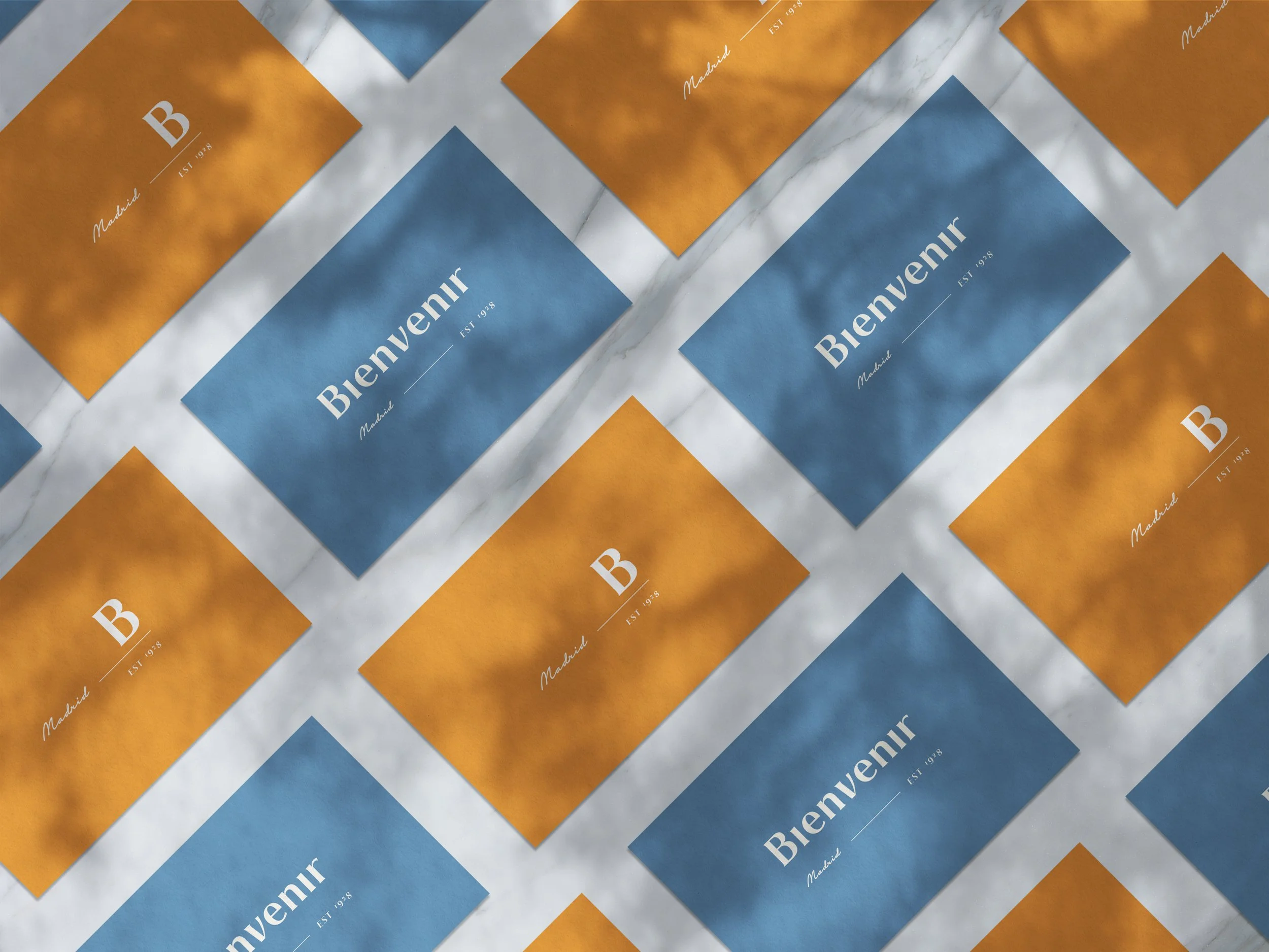 Hotel Bienvenir 4 stars Madrid business cards