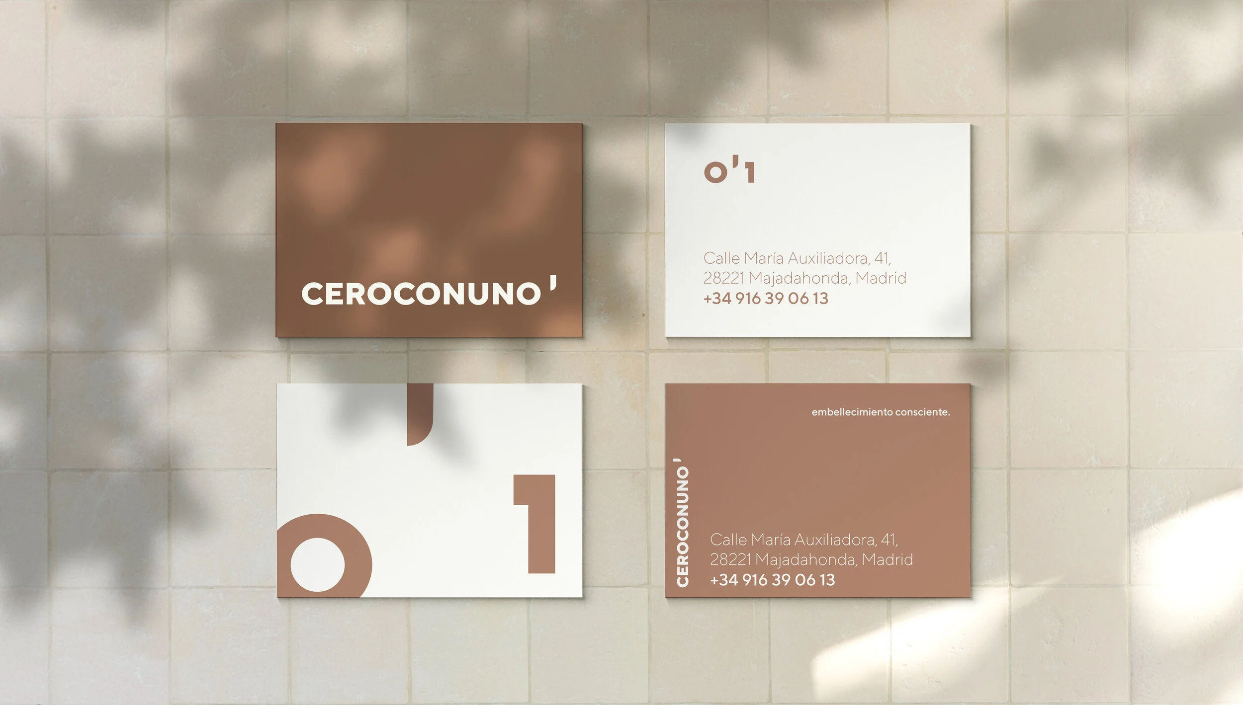 Ceroconuno esthetic center brand designed by Wanna
