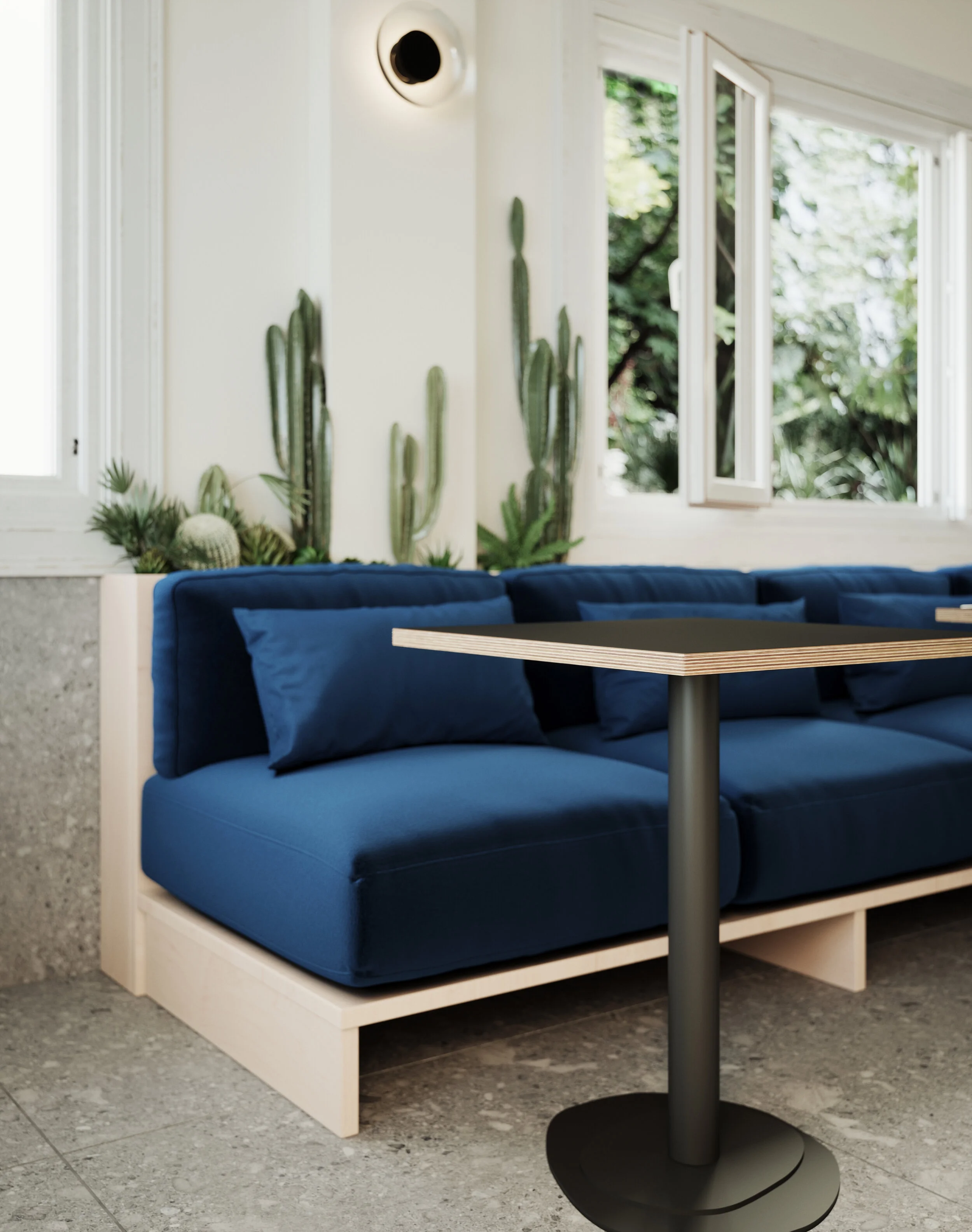Restaurant Club Tenis Dénia Sofa Detail