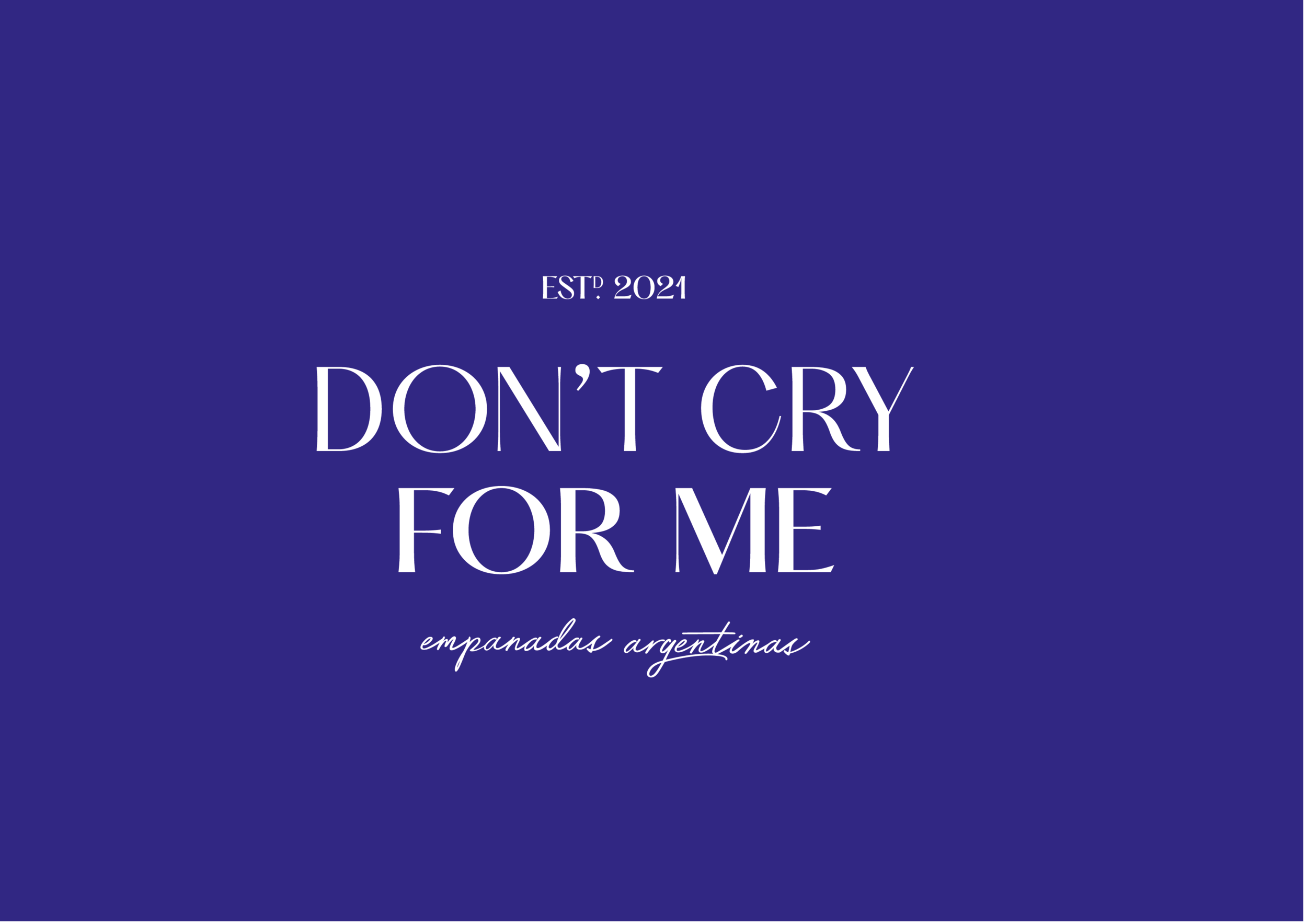 Don't Cry For Me. Branding y Look and feel de interiores