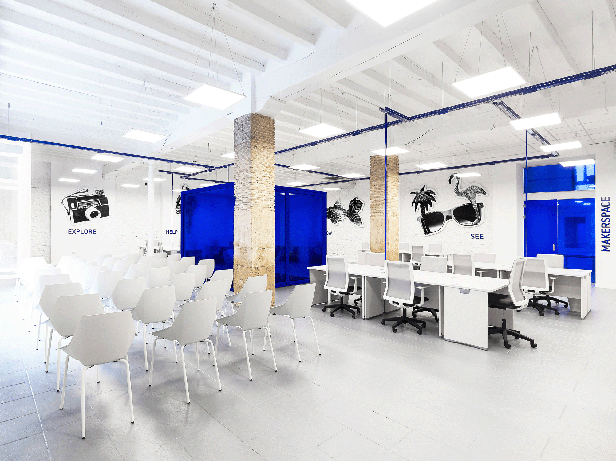 Coworking Knowhere. Branding y Diseño de Interiores.