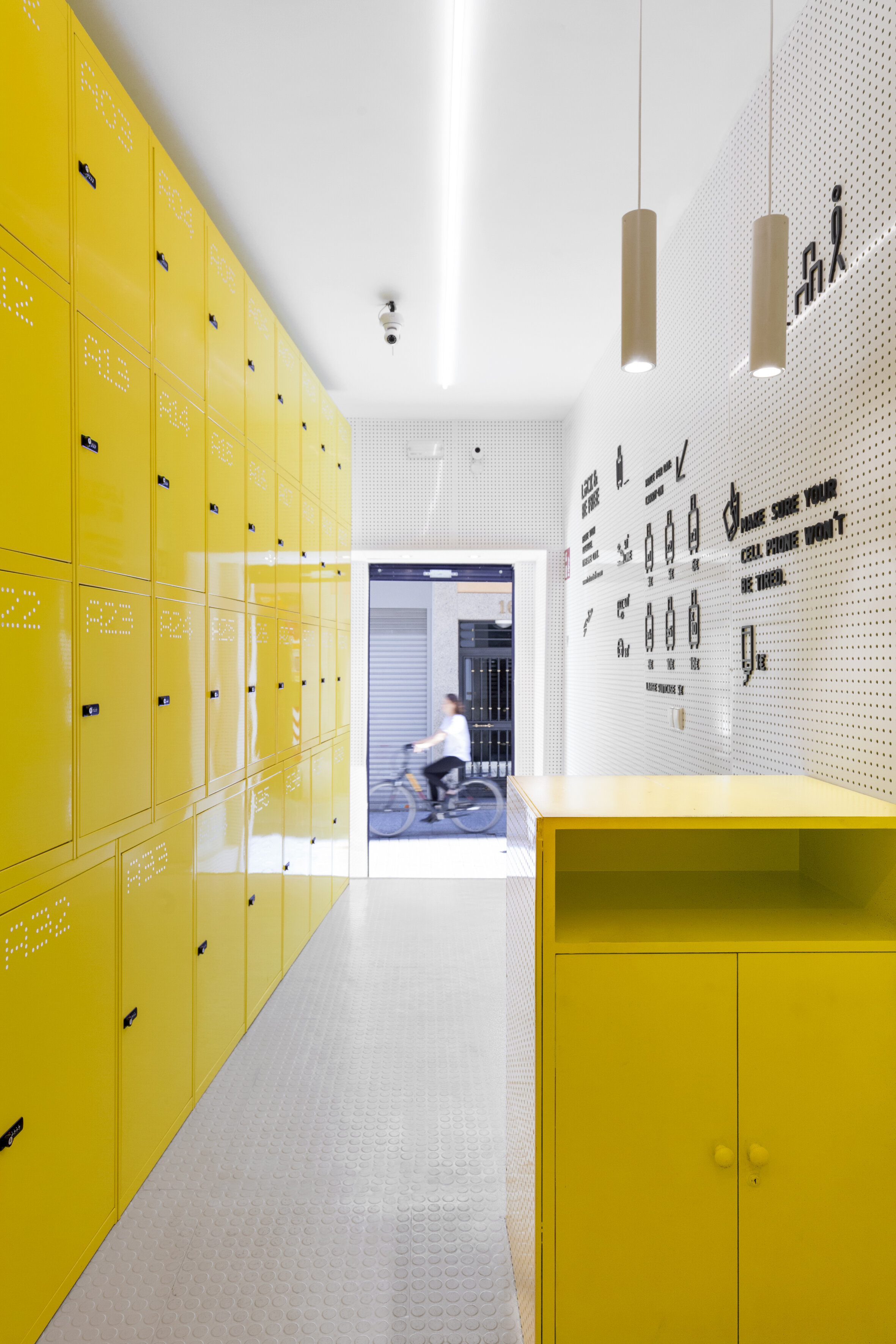 Lock an Be Free urban lockers in Madrid designed by Wanna