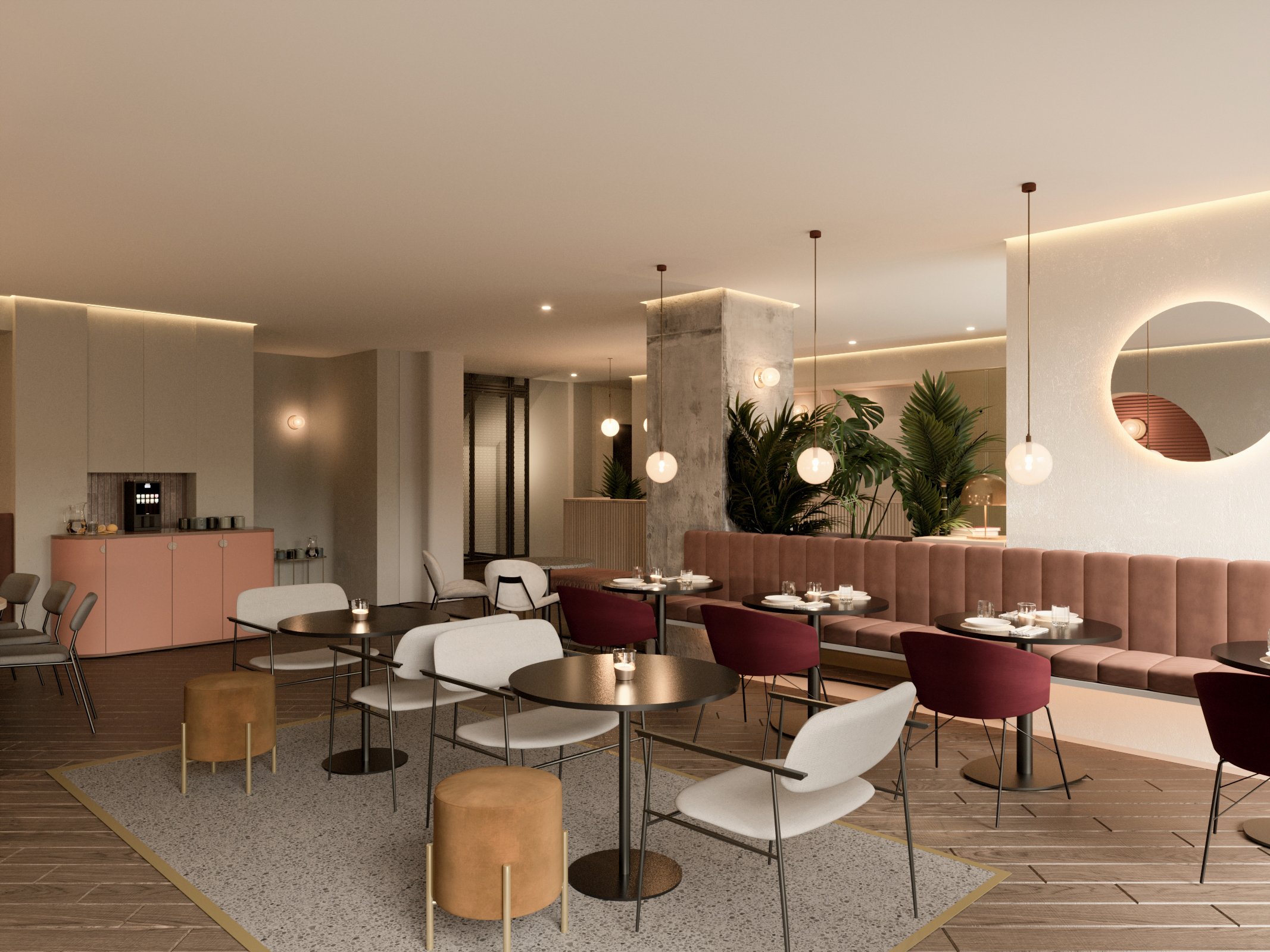 Hotel Petit Palace Sol. Diseño de interiores