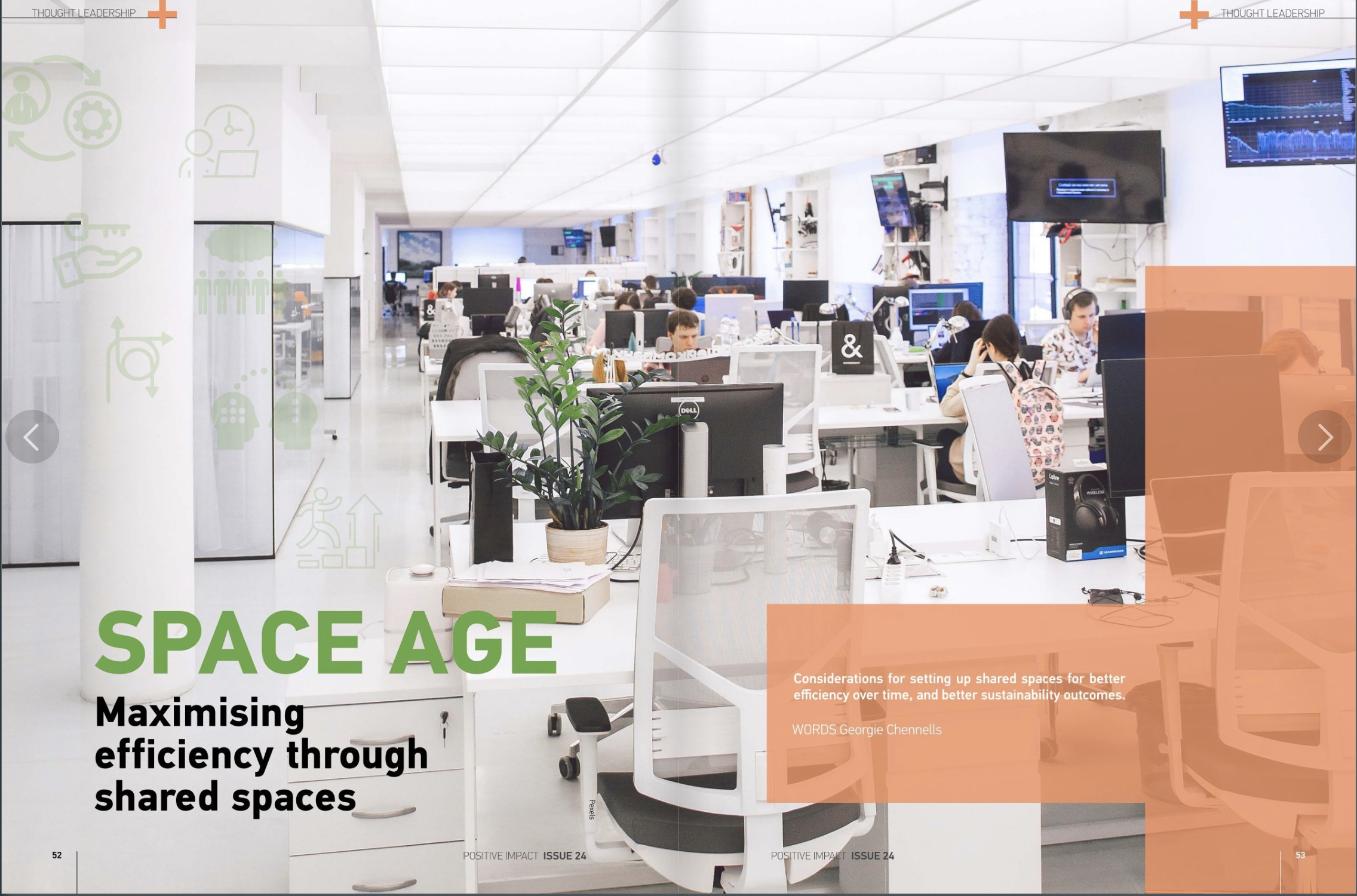 Maximising efficiency through shared spaces