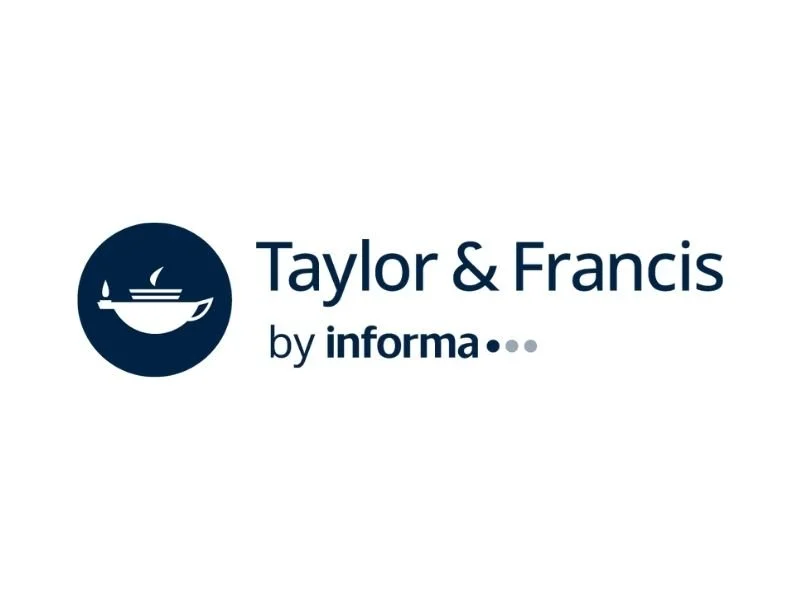 Taylor & Francis Group logo with a blue circle featuring a white sailboat and the text 'Taylor & Francis Group, an inarma business'.