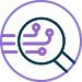 A circular logo with a globe and digital nodes connected by lines, representing technology or connectivity.