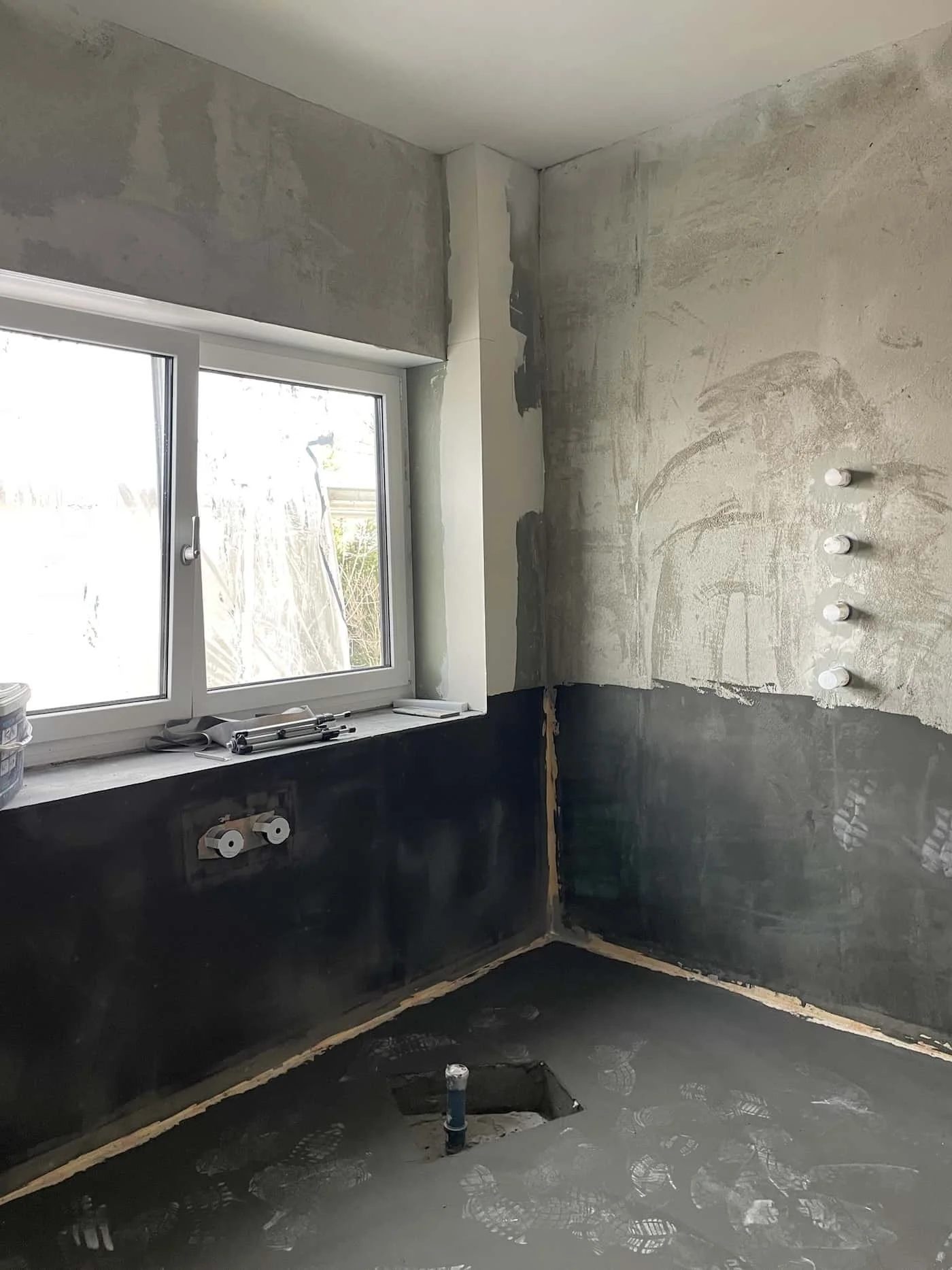 Innenausbau Ensuite Bad Privathaus Sinzheim