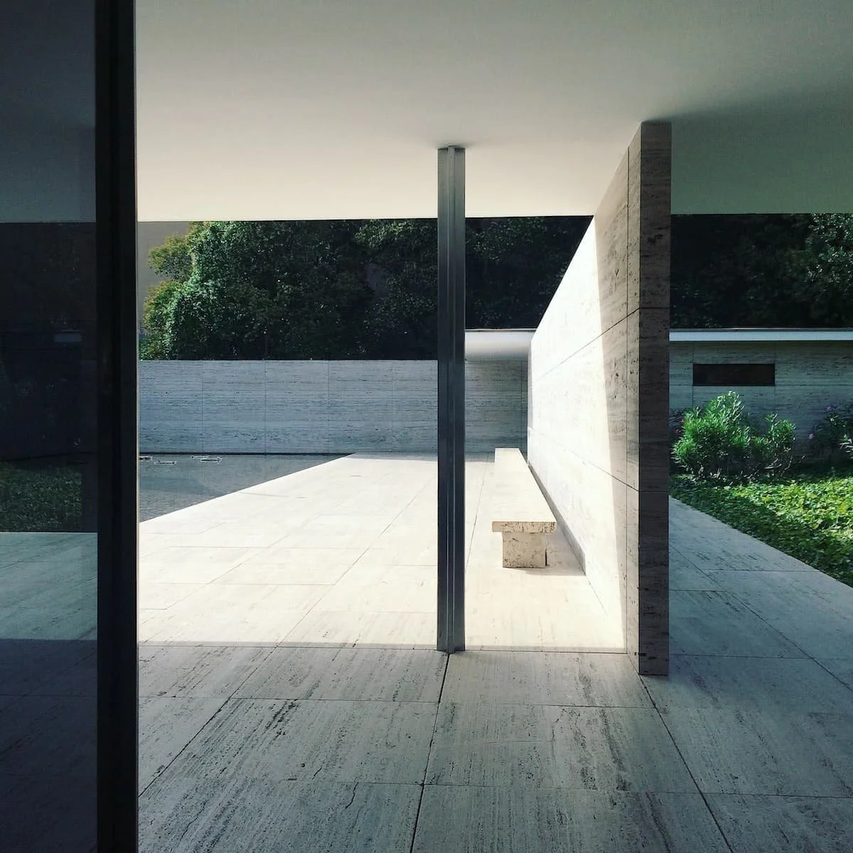 Barcelona Pavillon von Mies van der Rohe