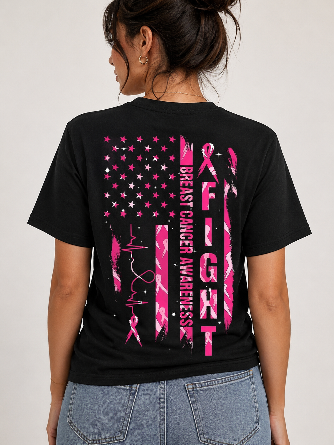 Fight breast cancer awareness t shirt