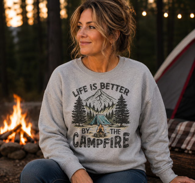 life is better by the campfire