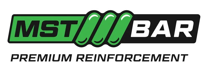 MST Bar logo with three green bars and the tagline 'Premium Reinforcement'.