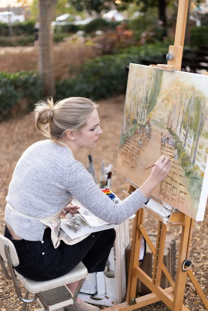 Nashville Wedding Painter | Rebecca Hunter