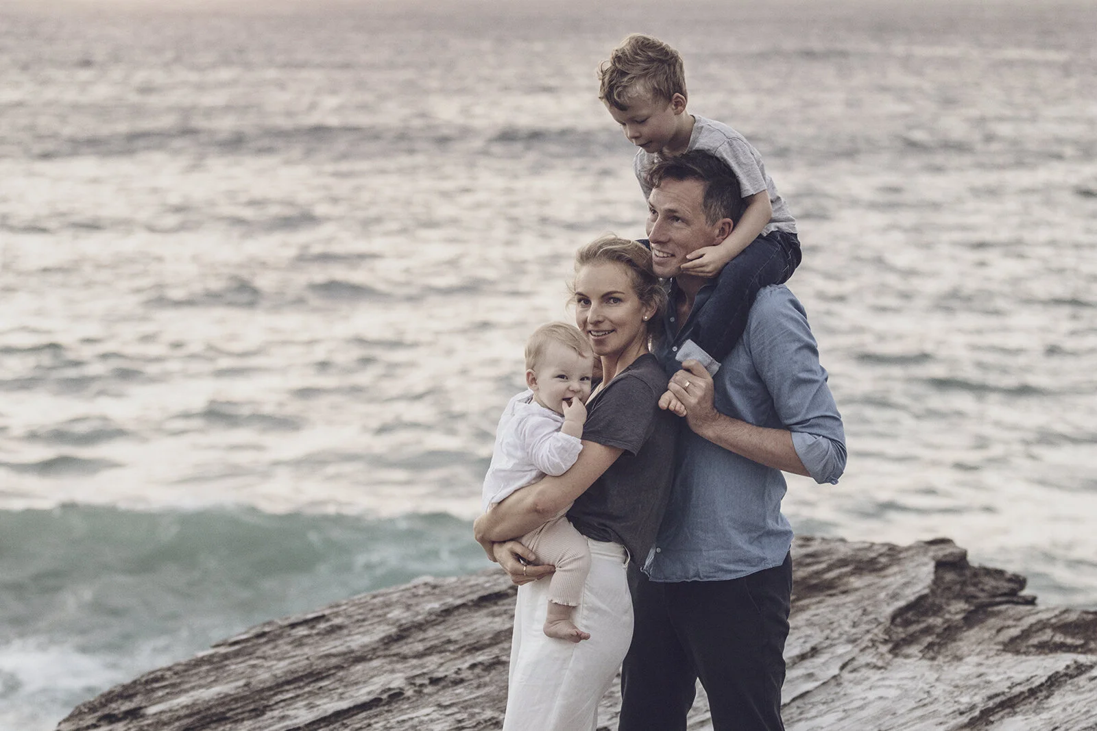 Little Manly Photography Family Portrait Beach Ocean