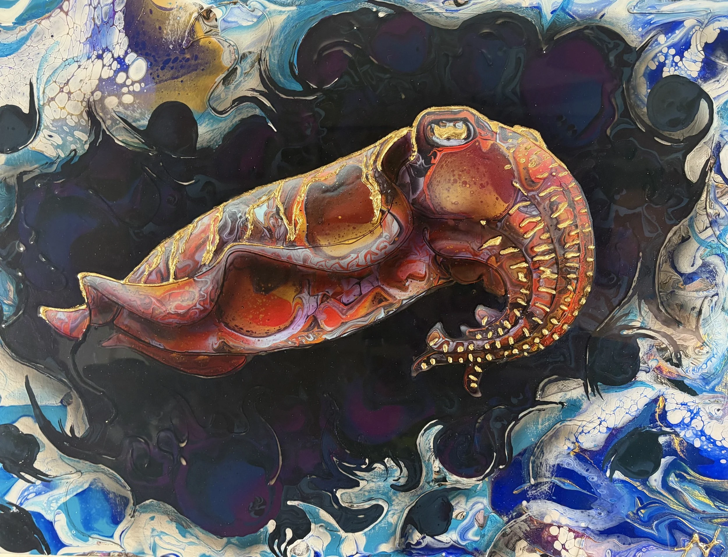Wanna Cuttle?
18"x24"
$450 plus shipping