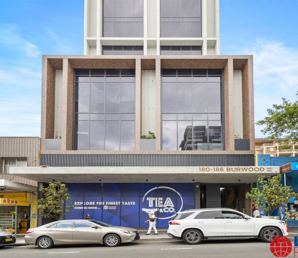 Street view of Suite 505, Level 5, 180-186 Burwood Rd, Burwood NSW 2134