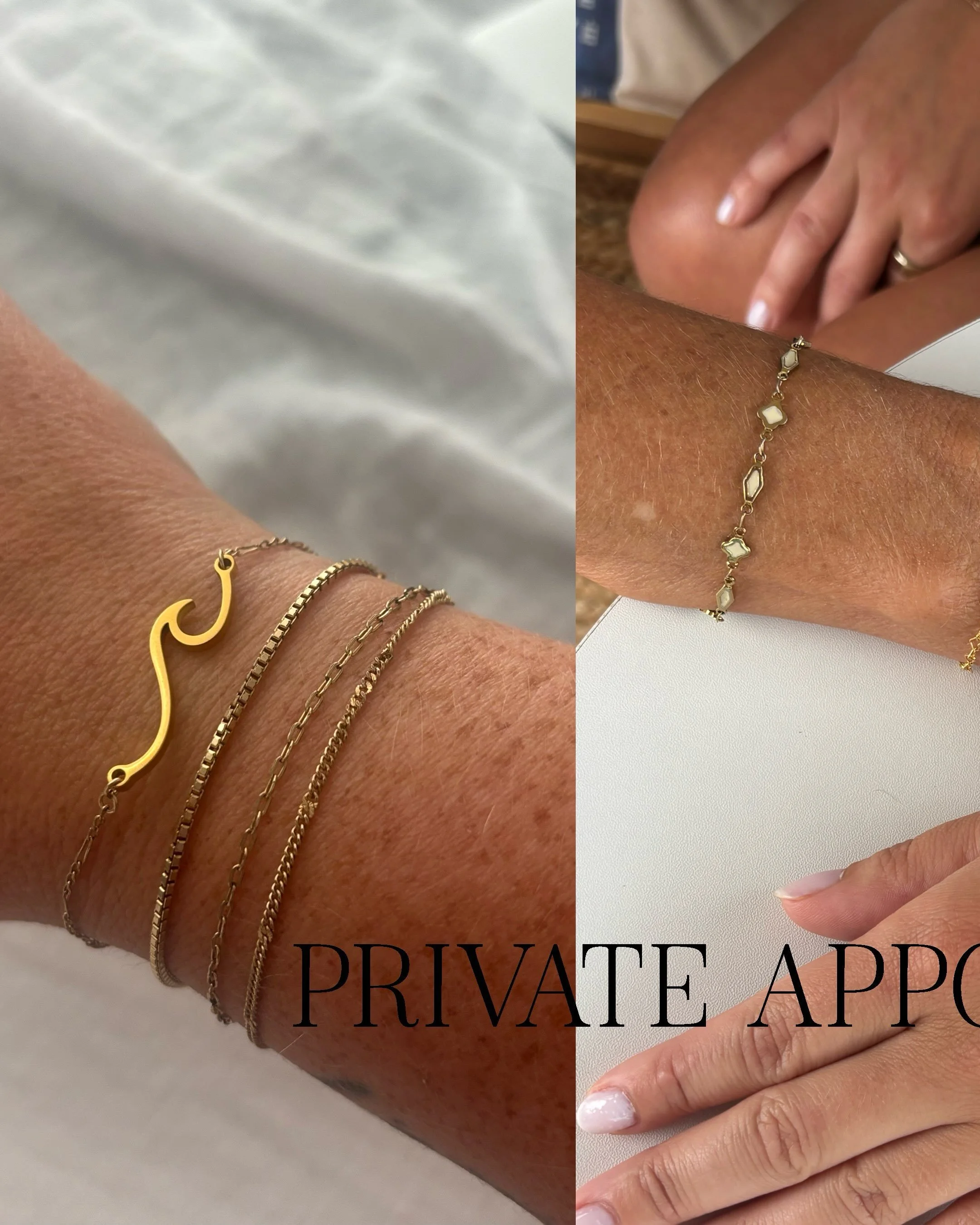 ✨PRIVATE PERMANENT JEWELRY APPOINTMENTS ARE NOW AVAILABLE!✨

Can&rsquo;t make it to one of our events? No worries &mdash; Coast is now taking private appointments!

Come choose your chain, add a charm (or keep it simple), and get permanently linked. 
