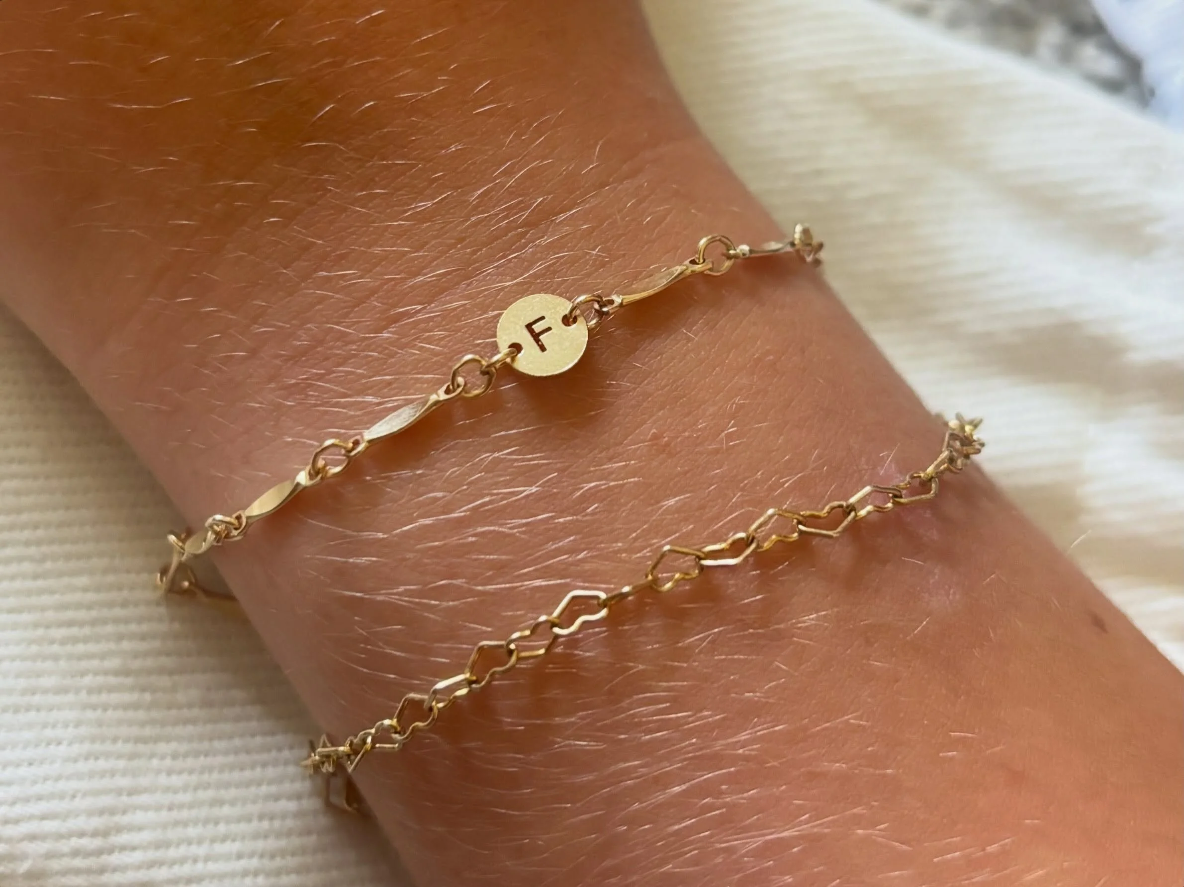 ✨ A tiny stack for our tiniest Coastie. 🌊 🤍

#grandhaven #permanentjewelry #westmichigan