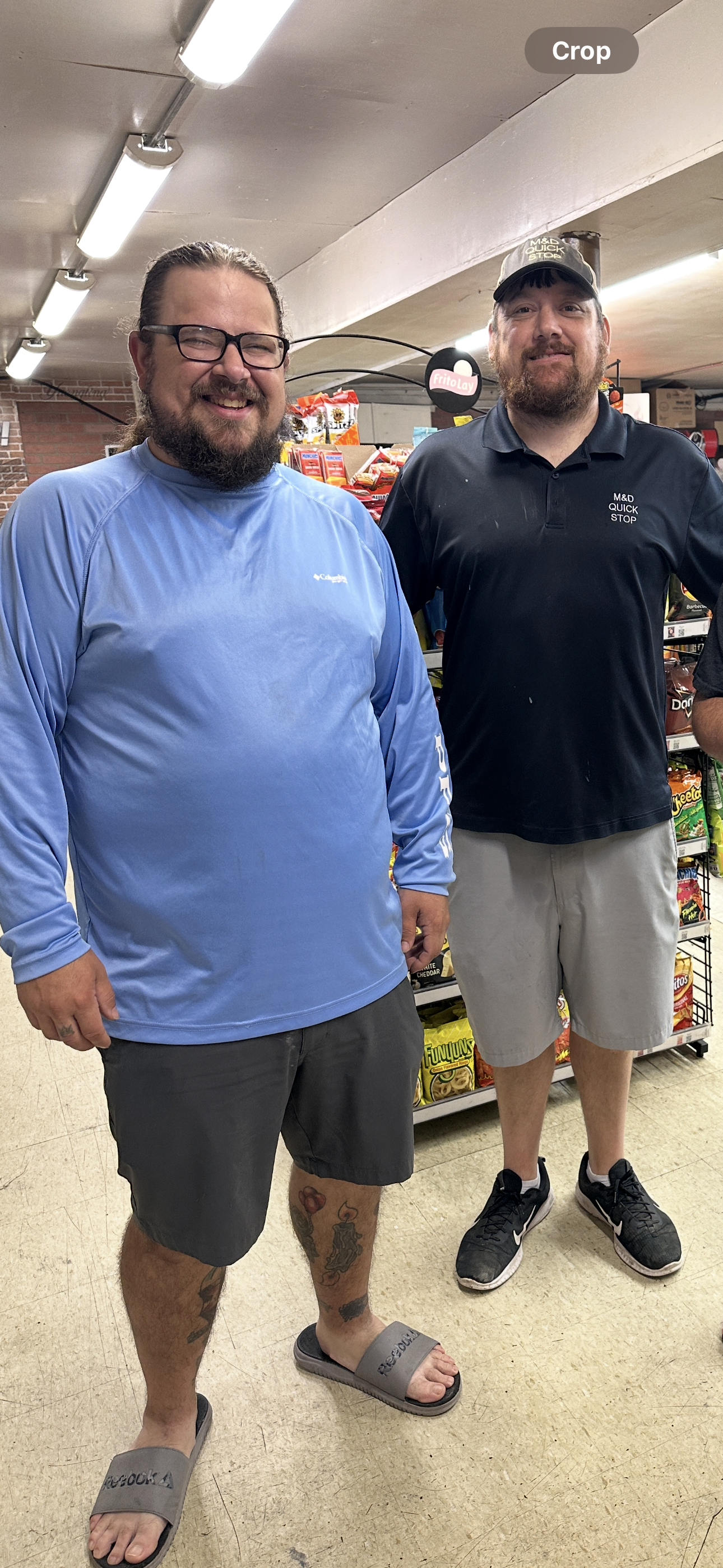 Two brothers in a family owned business.