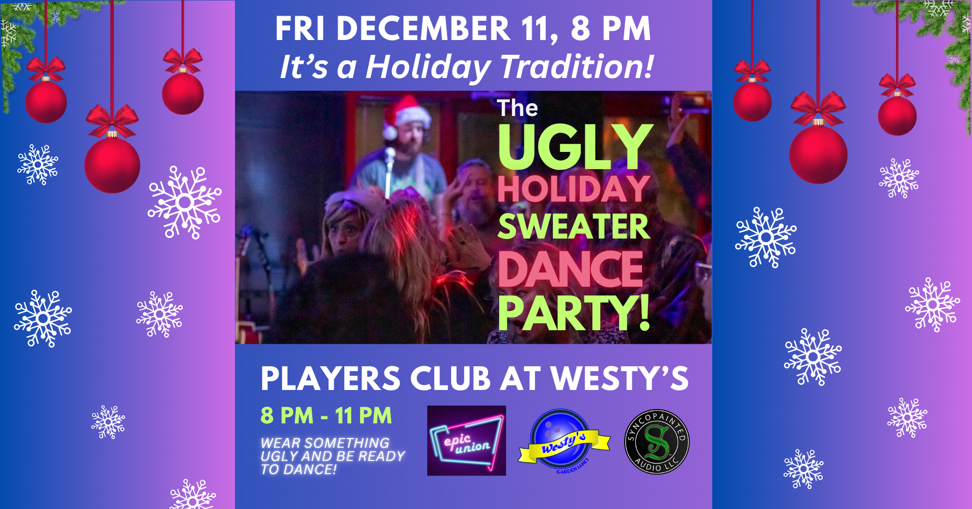 EpicUnion Annual Holiday Ugly Sweater Dance Party