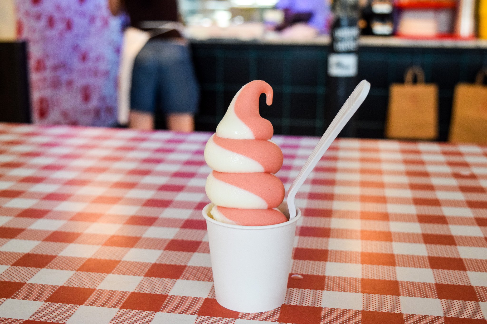 Seasonal crafted soft serve from Pizza Marvin in Providence's Fox Point