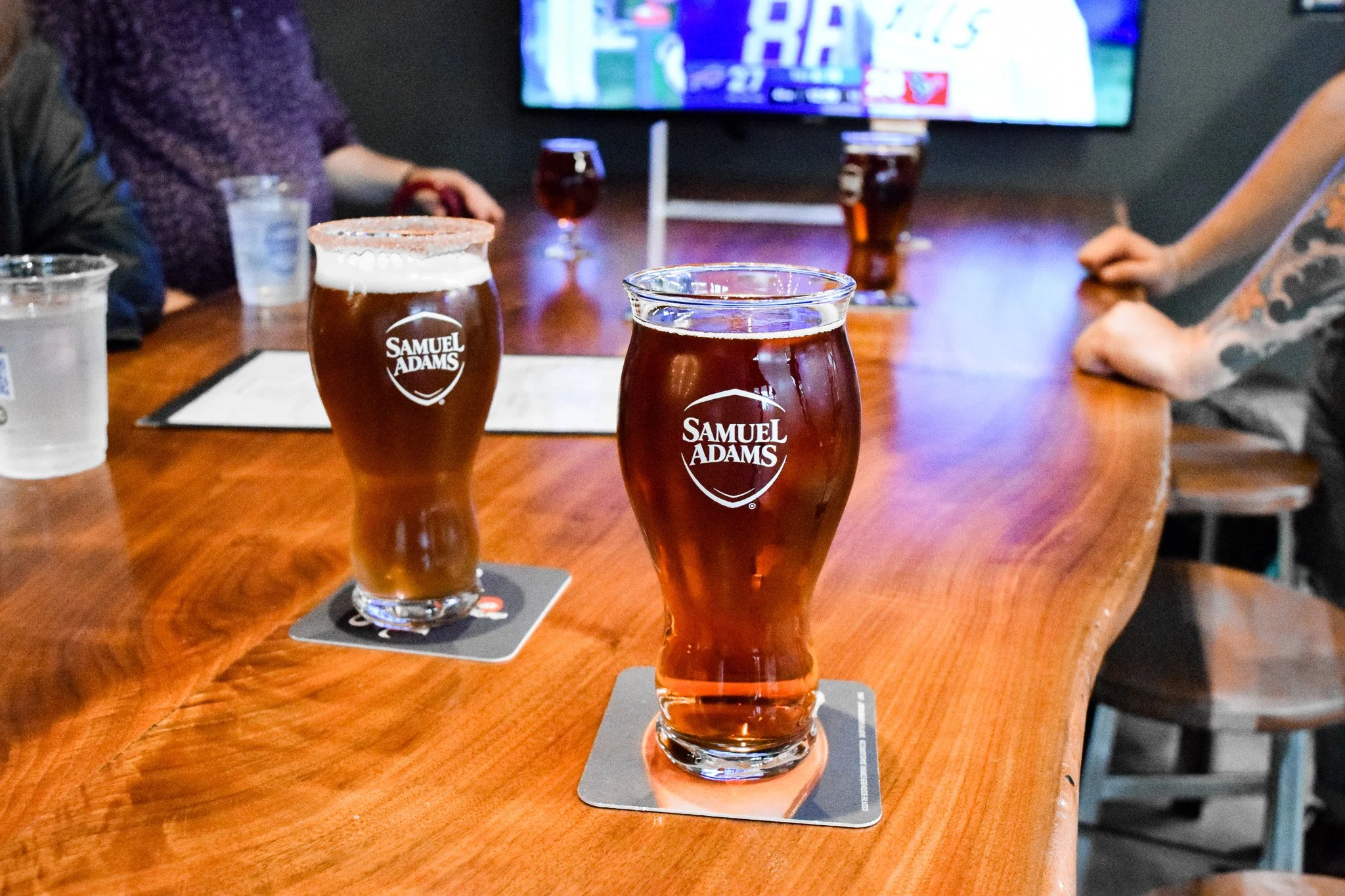 Flagship beer at Samuel Adams Brewery in Boston