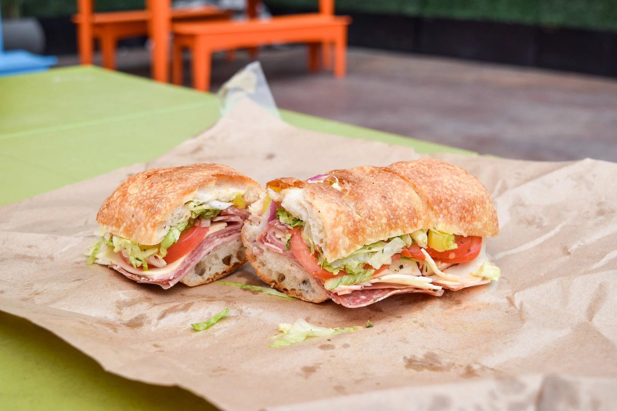 Classic Italian sandwich from Salumeria Italiana in Boston's North End