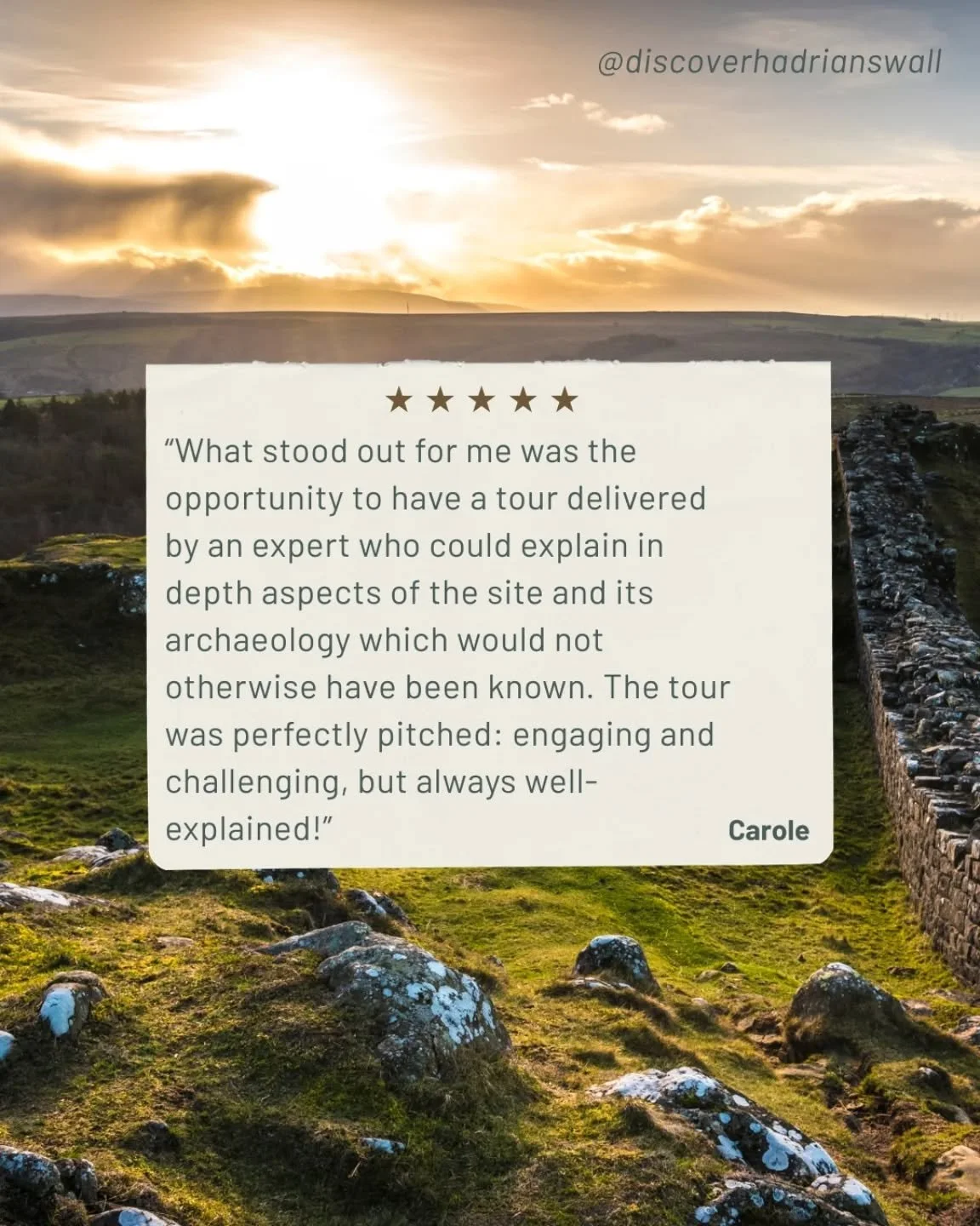 It was a delight to plan a full day trip for Carole's group! Get in touch today if you'd like to secure a spot for a private guided tour this summer!

#hadrianswall #visithadrianswall #visitengland #uktravel