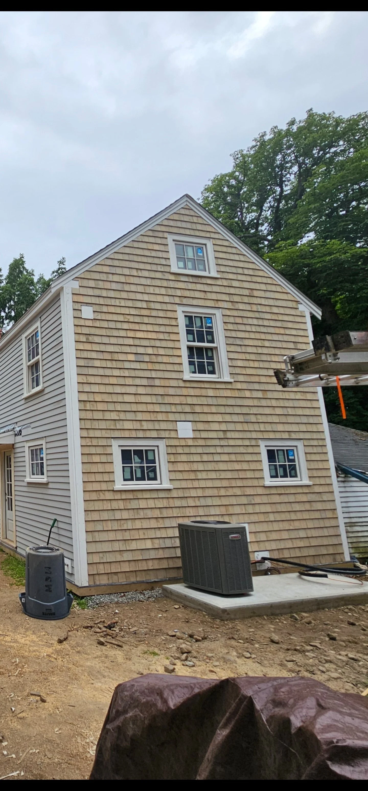 Shingle siding and trim