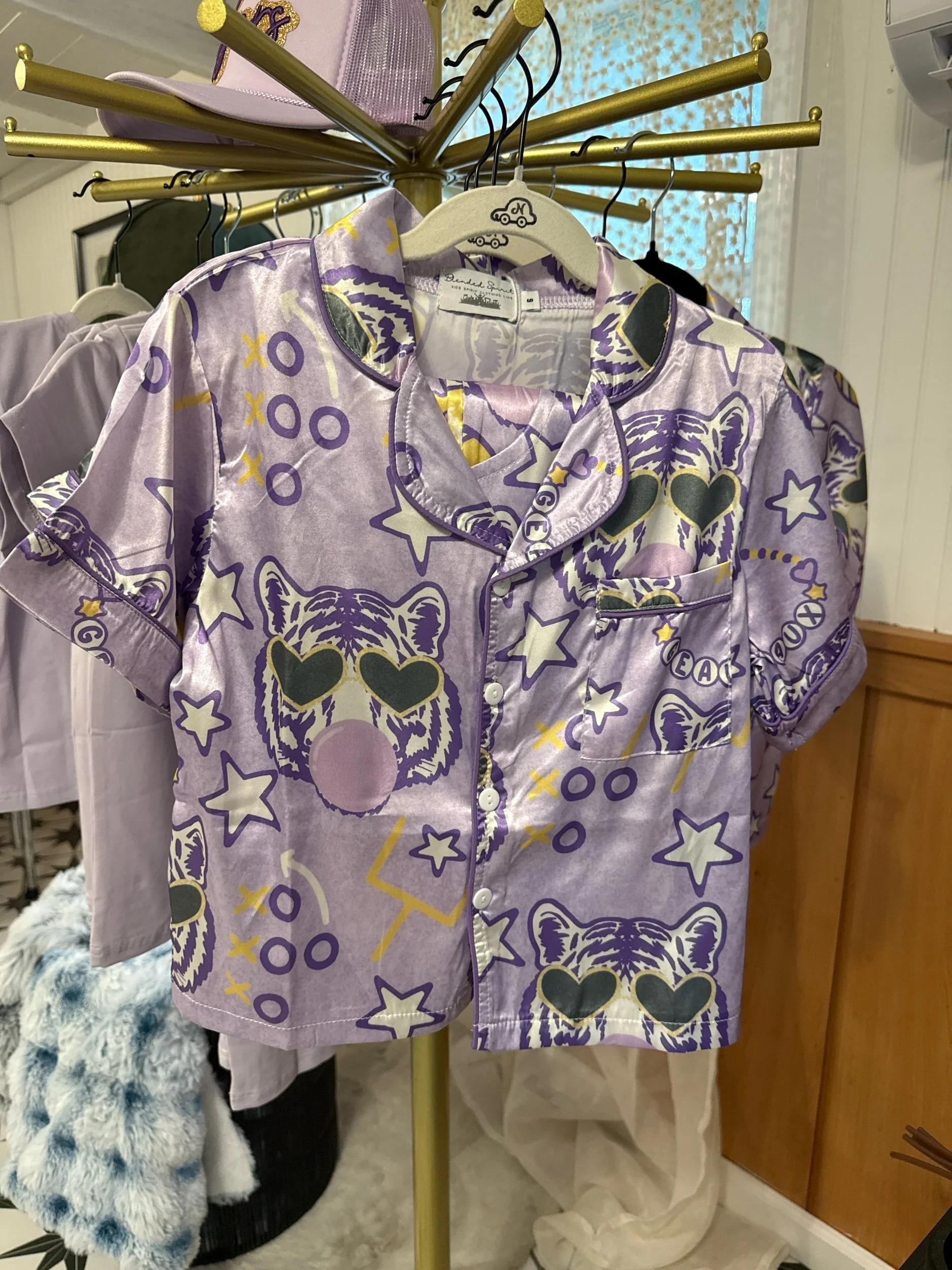 YOUTH satin “ IN OUR TIGER ERA” PJS * ONLY 7 in stock  !