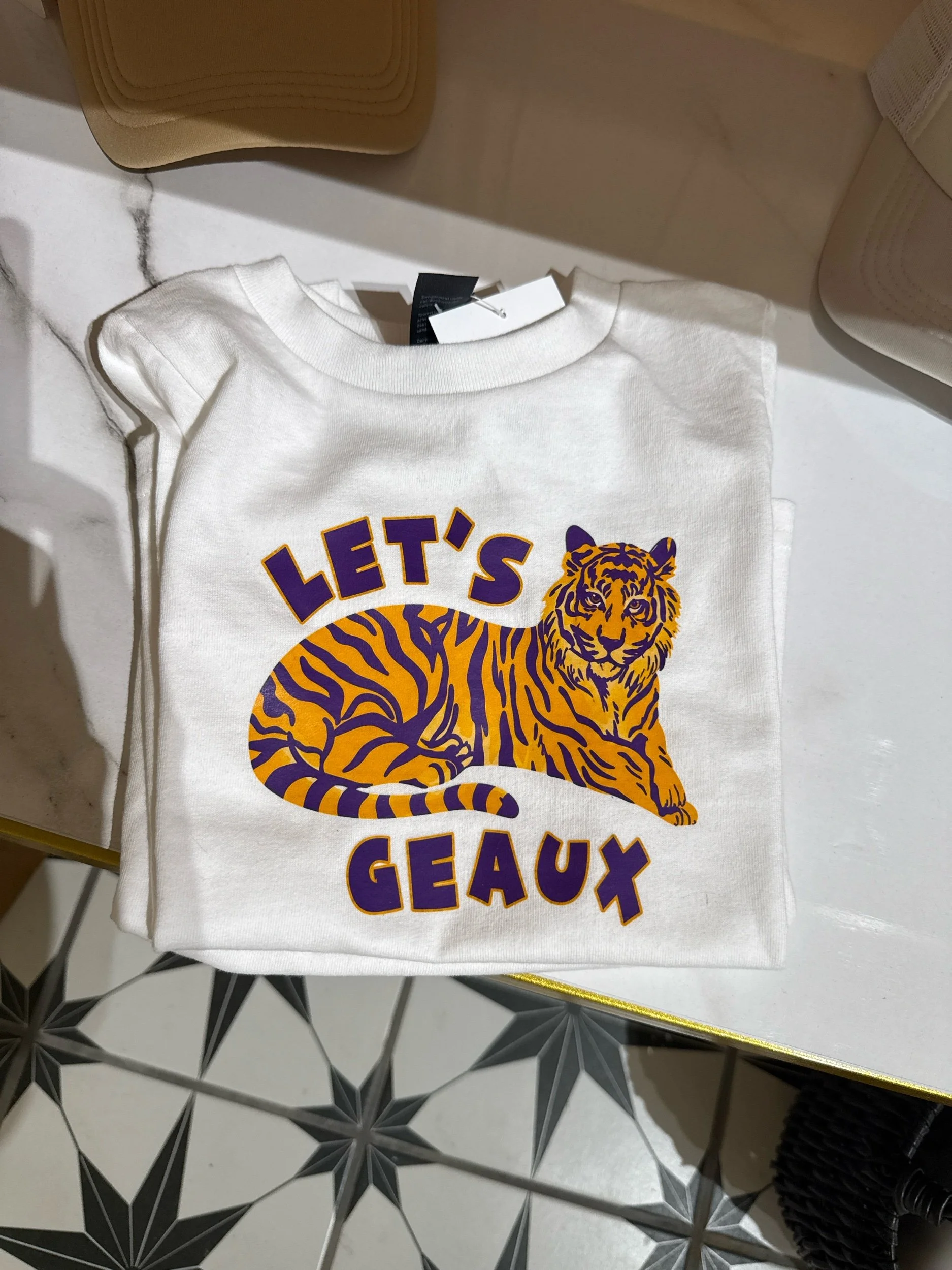 Youth LETS GEAUX tee *ONLY 2 in stock!