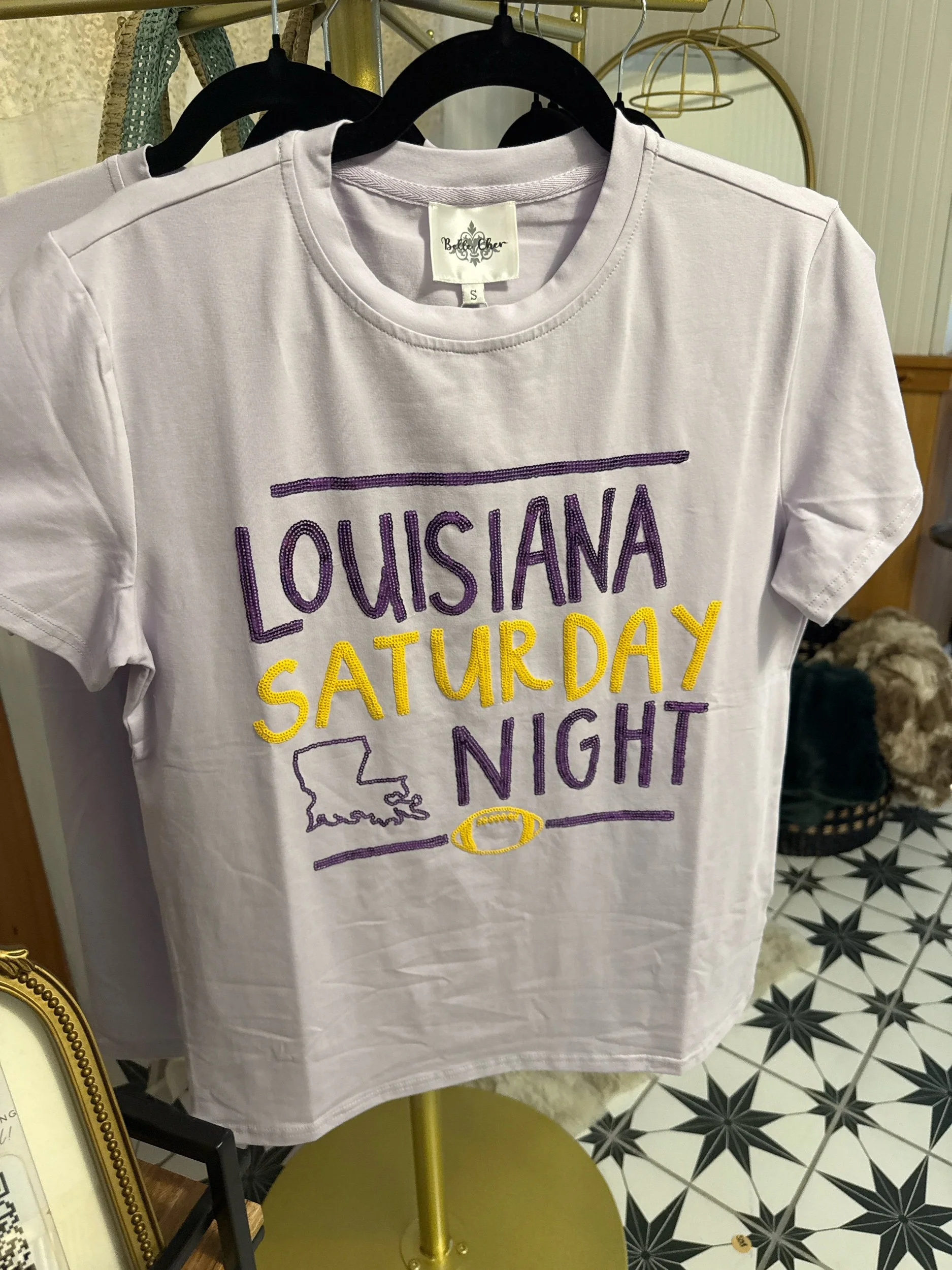 WOMENS LSU TEE * ONLY MED & LARGE LEFT