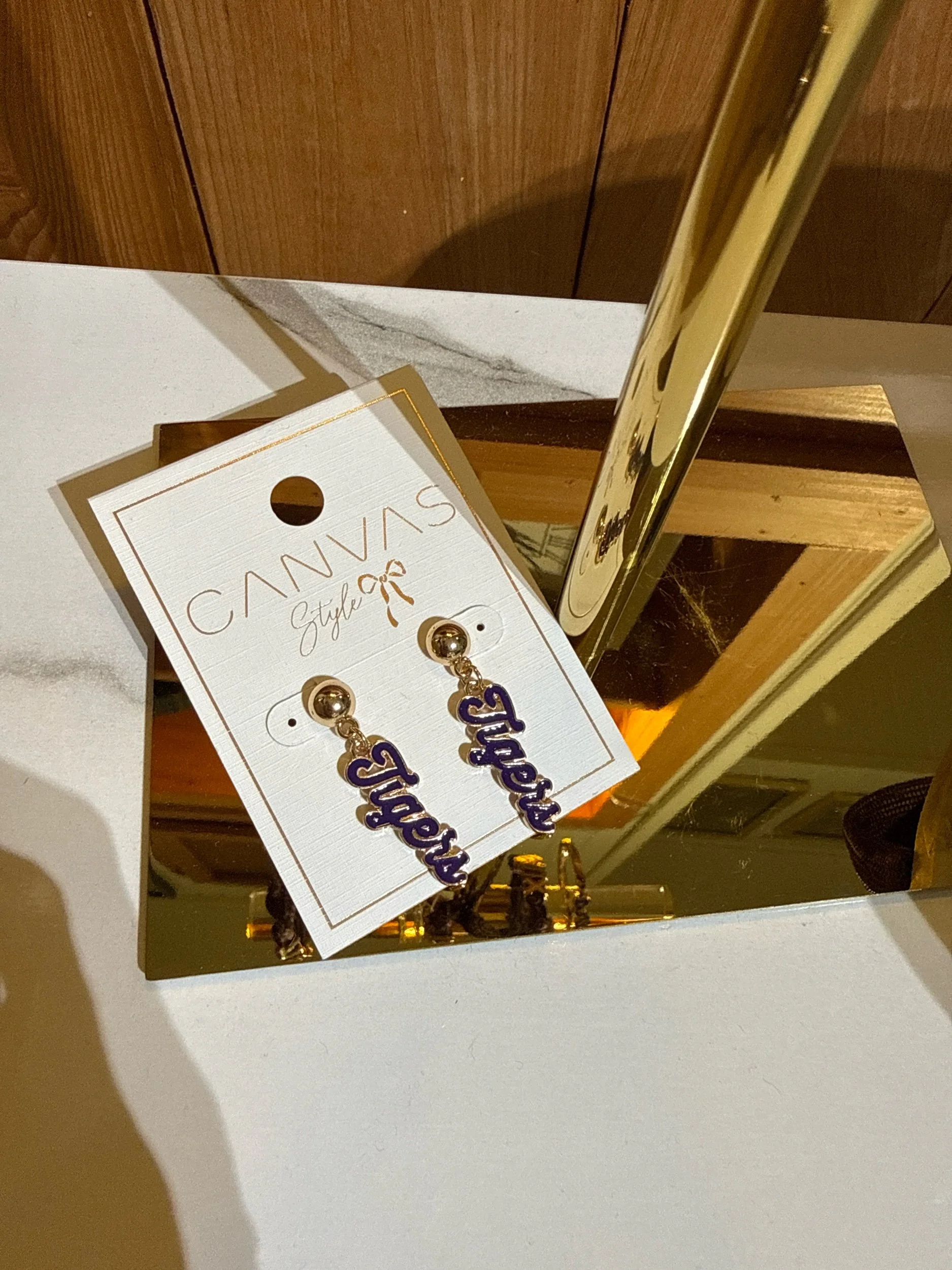 LSU earrings * LOW STOCK