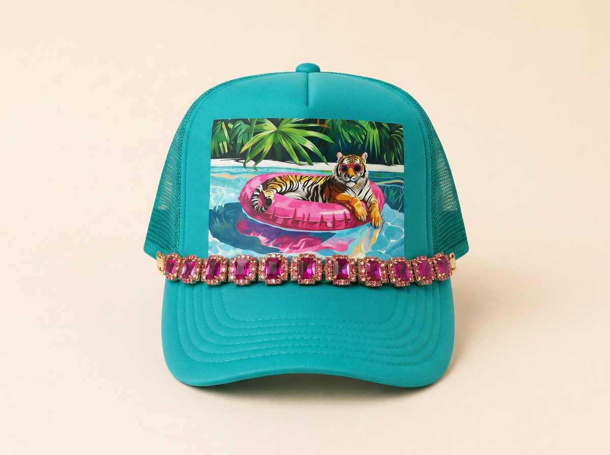 Pink Cabana Society Trucker * ONLY 2 left