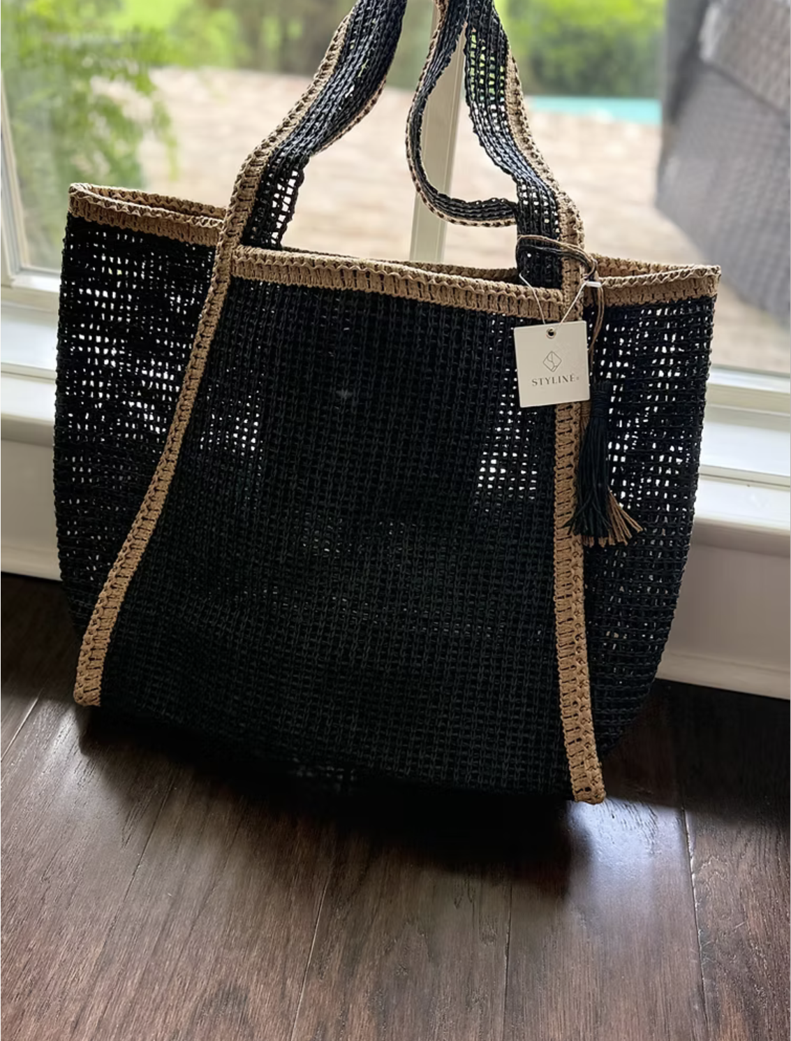 Woven Straw Tote