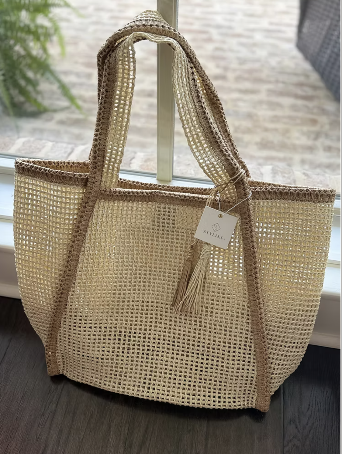 Woven Straw Tote