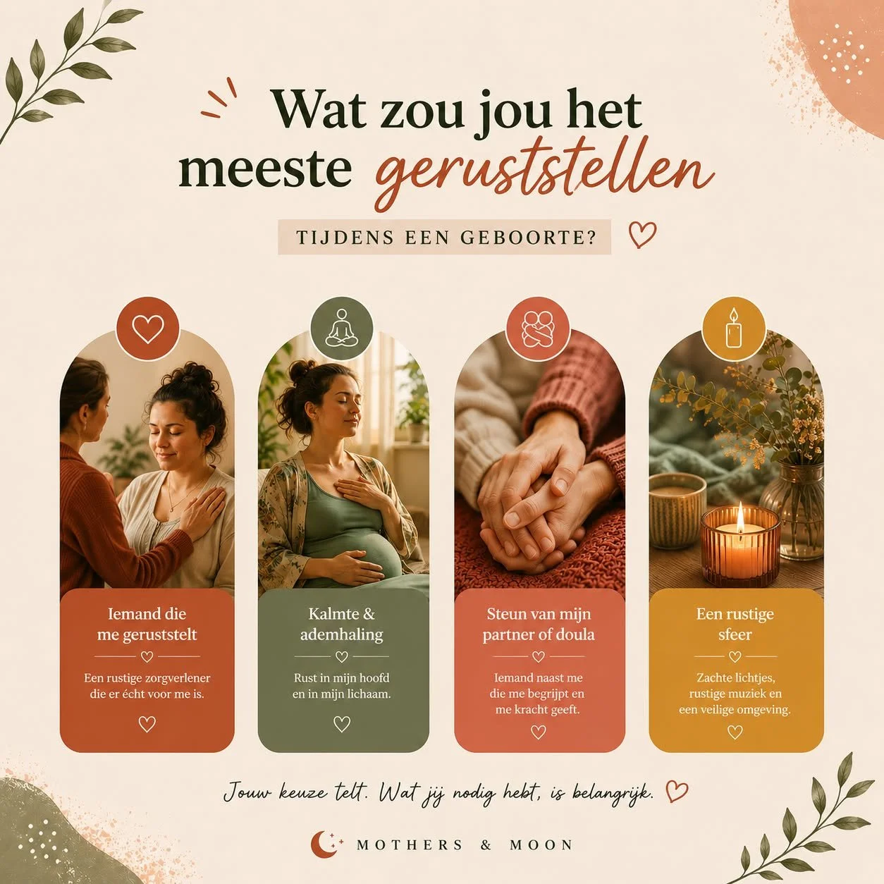 Een geboorte draait niet alleen om wat er medisch gebeurt 🤍

Hoe veilig, gedragen en ondersteund iemand zich voelt, kan een wereld van verschil maken tijdens zo&rsquo;n intense ervaring.

Voor de ene persoon zit dat in rust en ademhaling.
Voor ieman