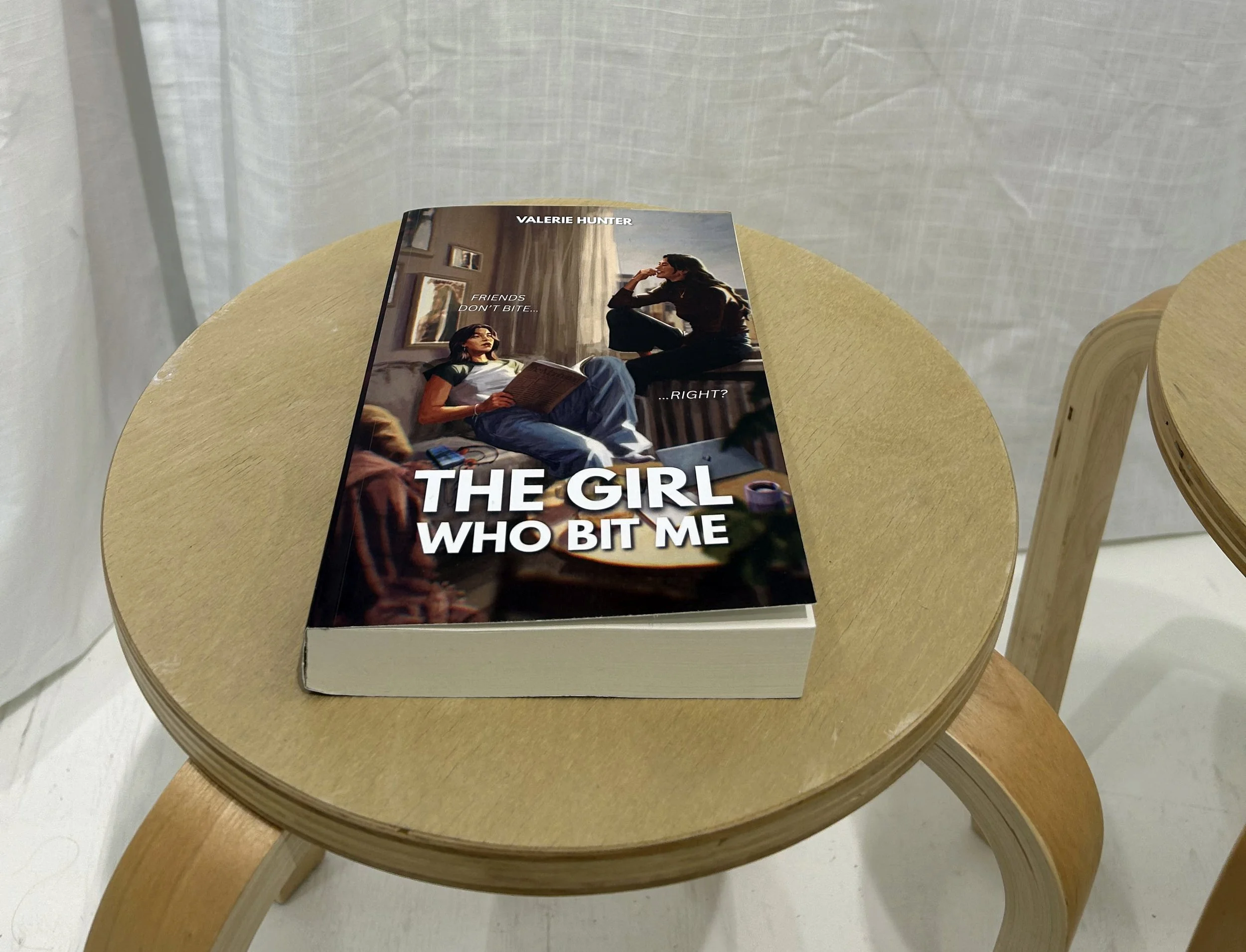 The Girl Who Bit Me, Valerie Hunter,
Novel, 2026