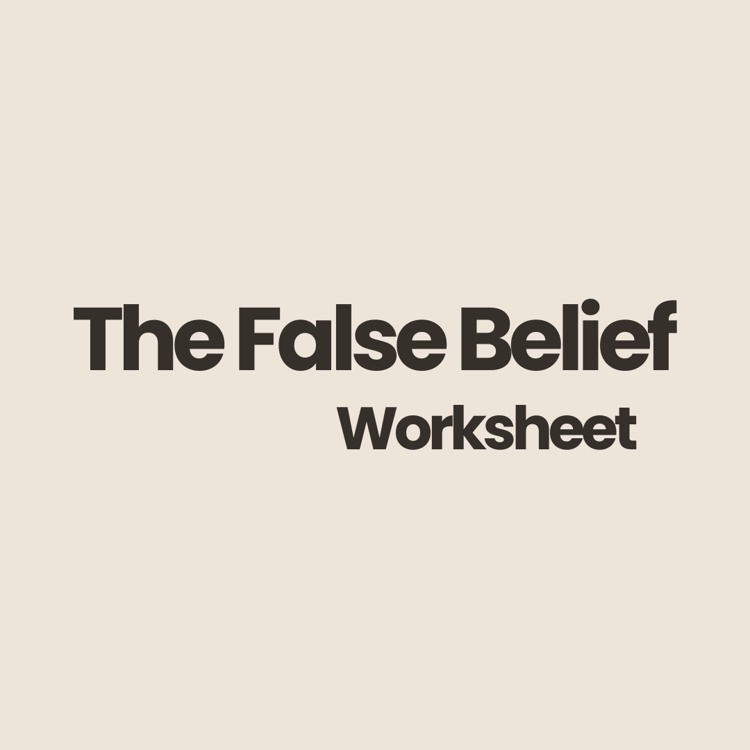 The False Belief Worksheet