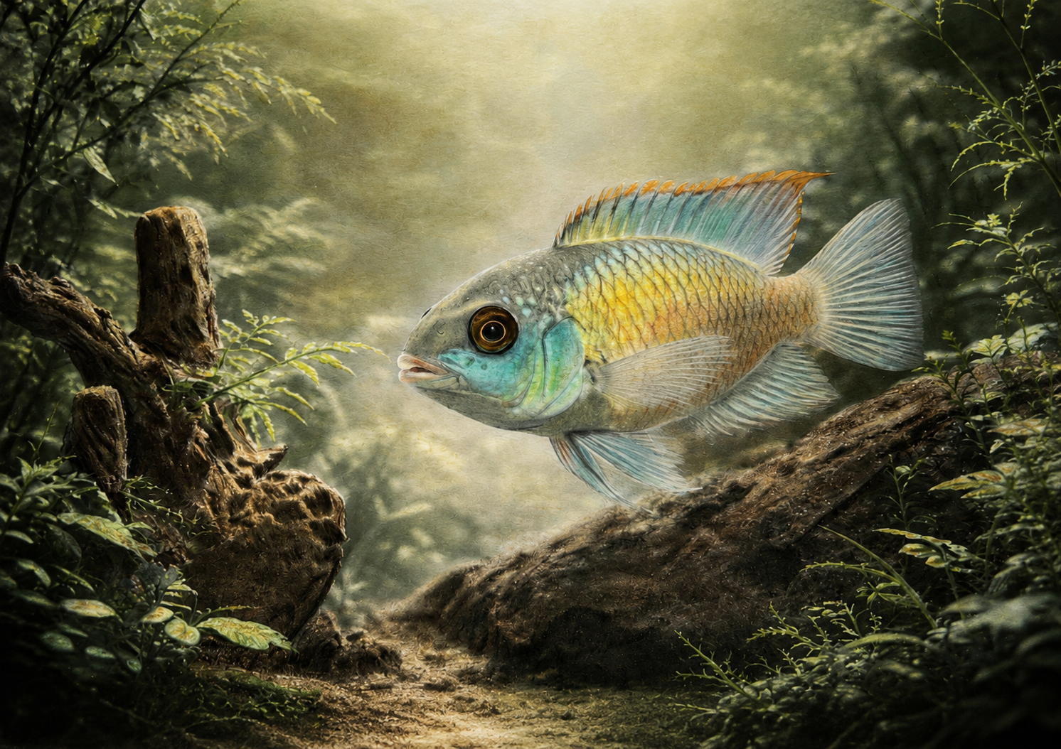 Electric Blue Acara