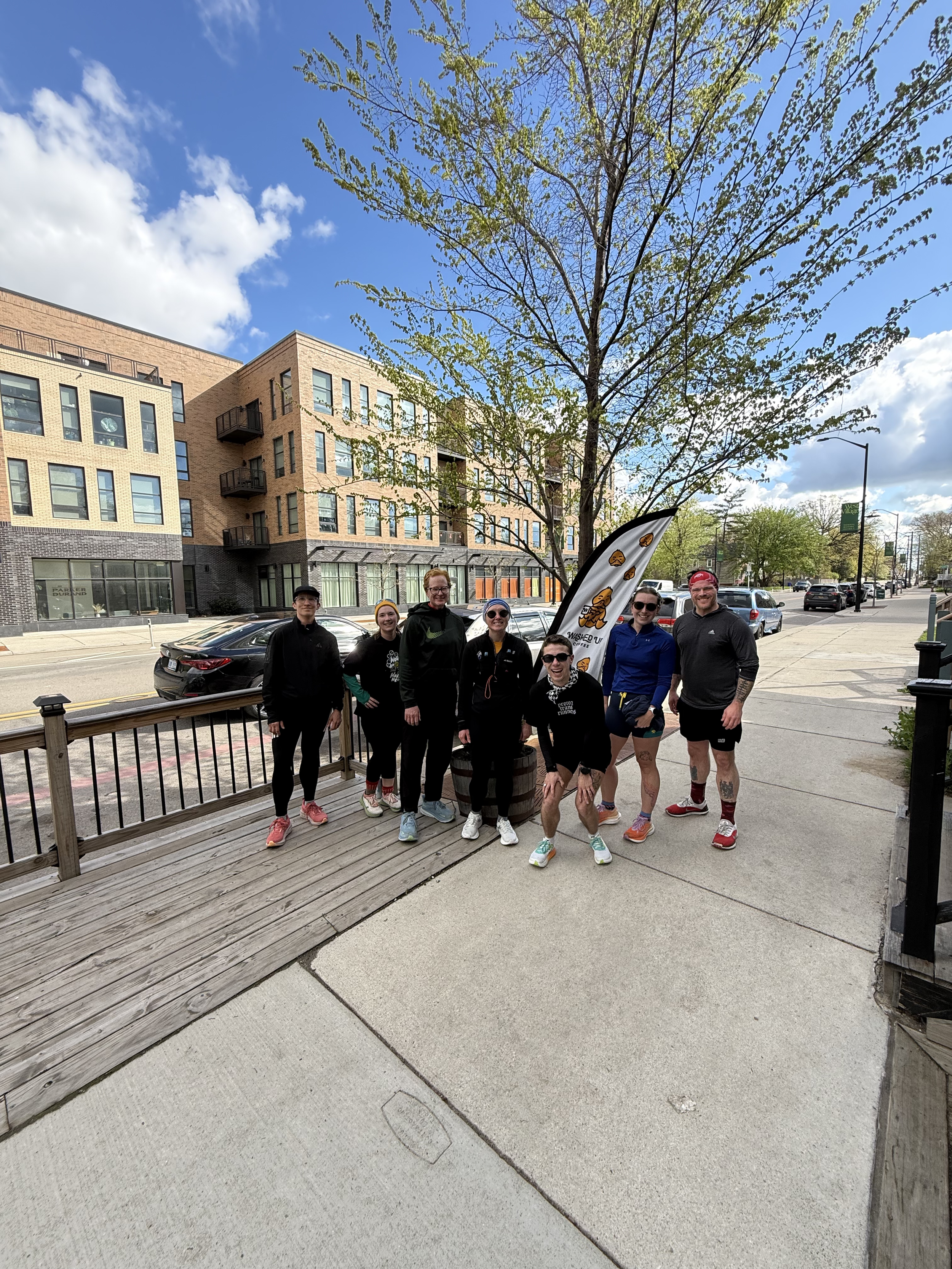 Big Gay Coffee Run, queer run club in Detroit