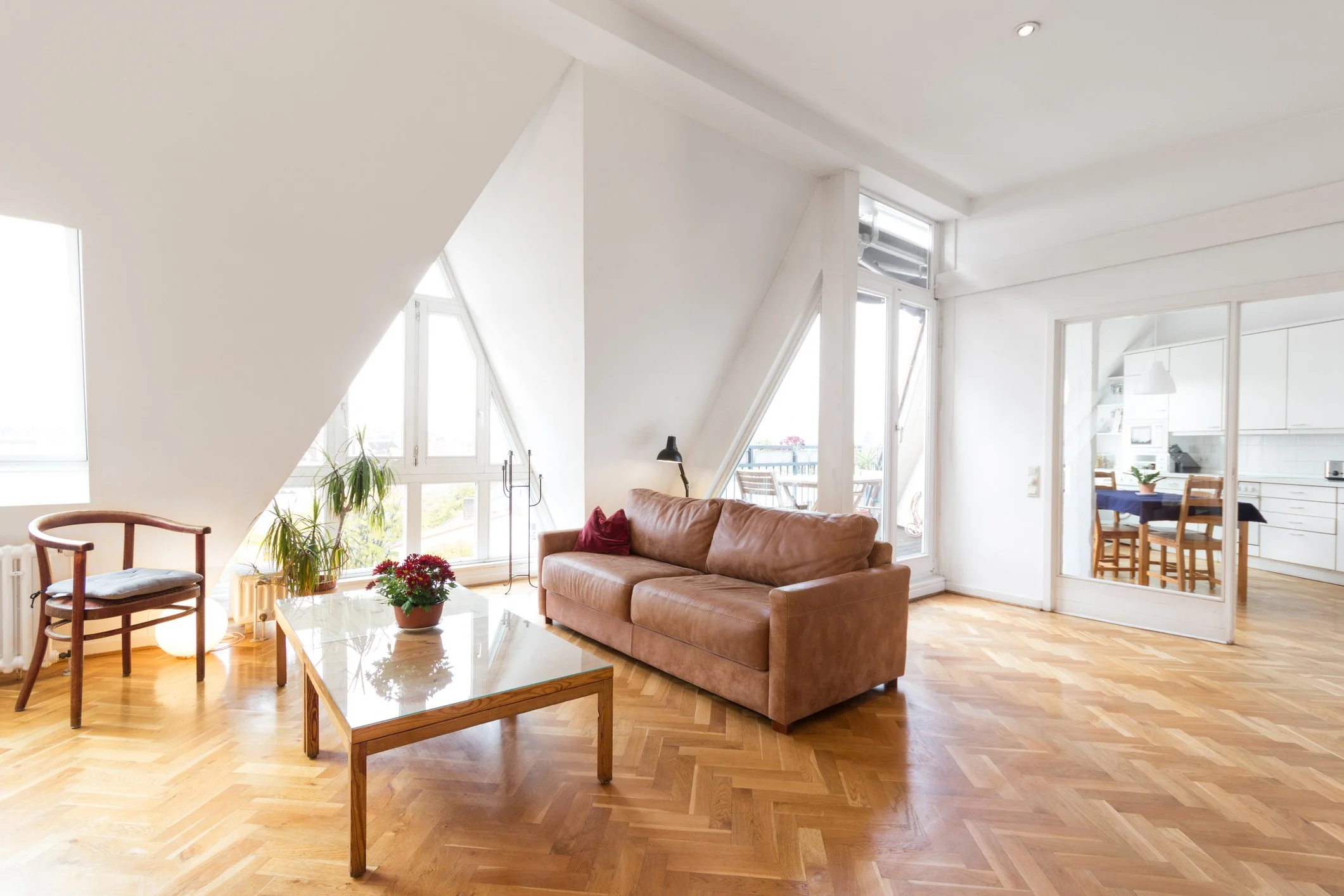 Wood Flooring in a large condominium construction project
