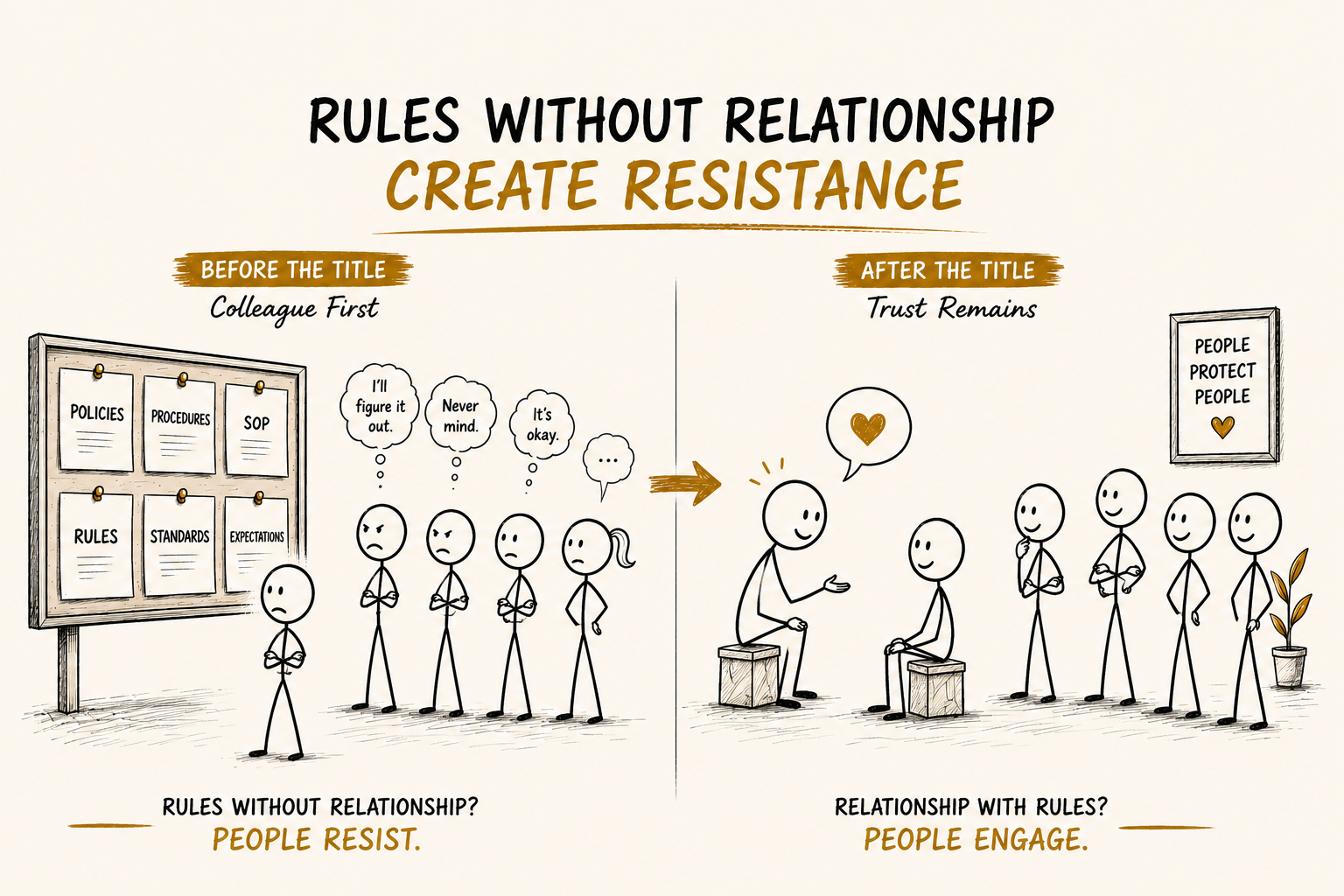 Rules Without Relationship Creates Resistance