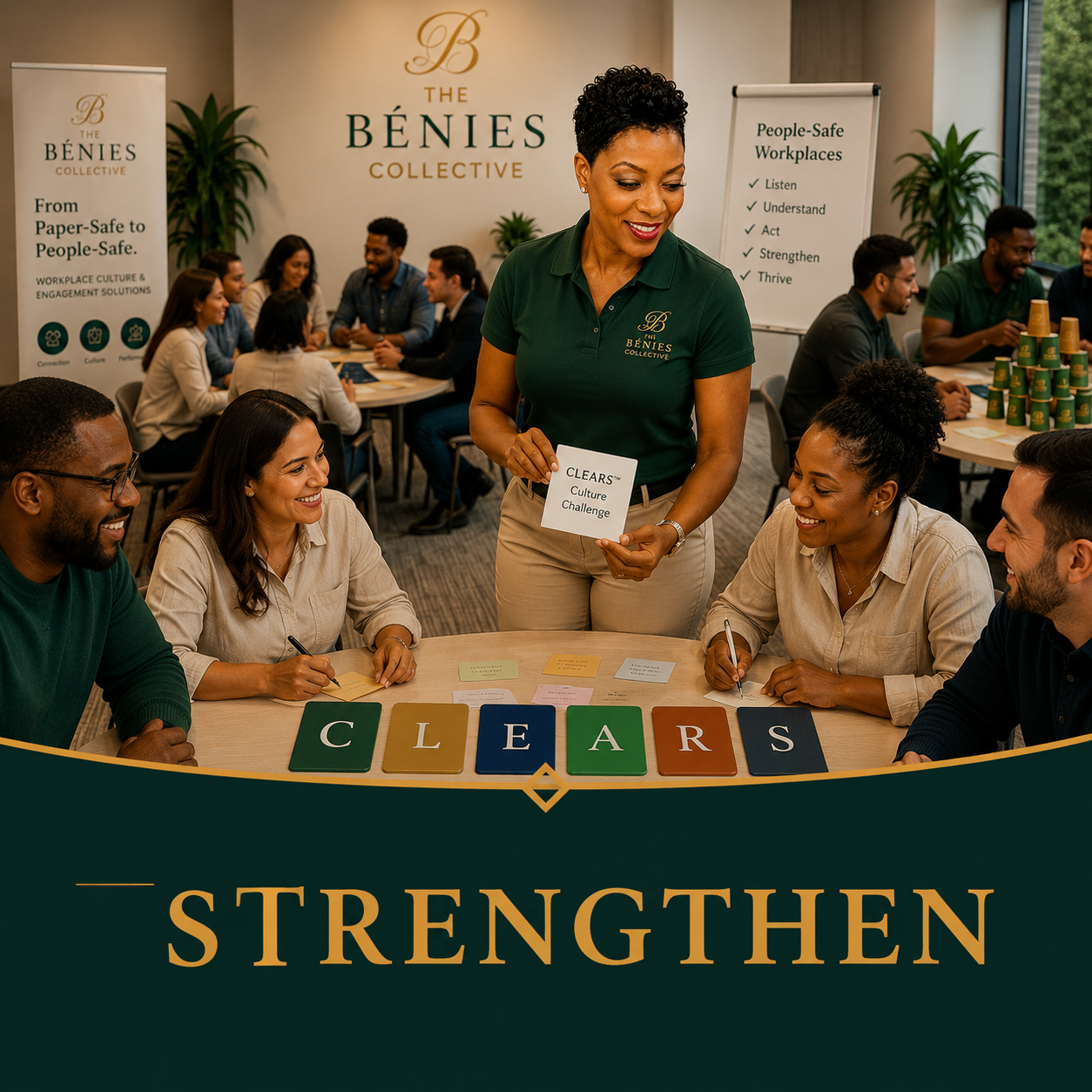 Workplace culture facilitator leading workforce engagement activities with frontline employees, supervisors and managers.