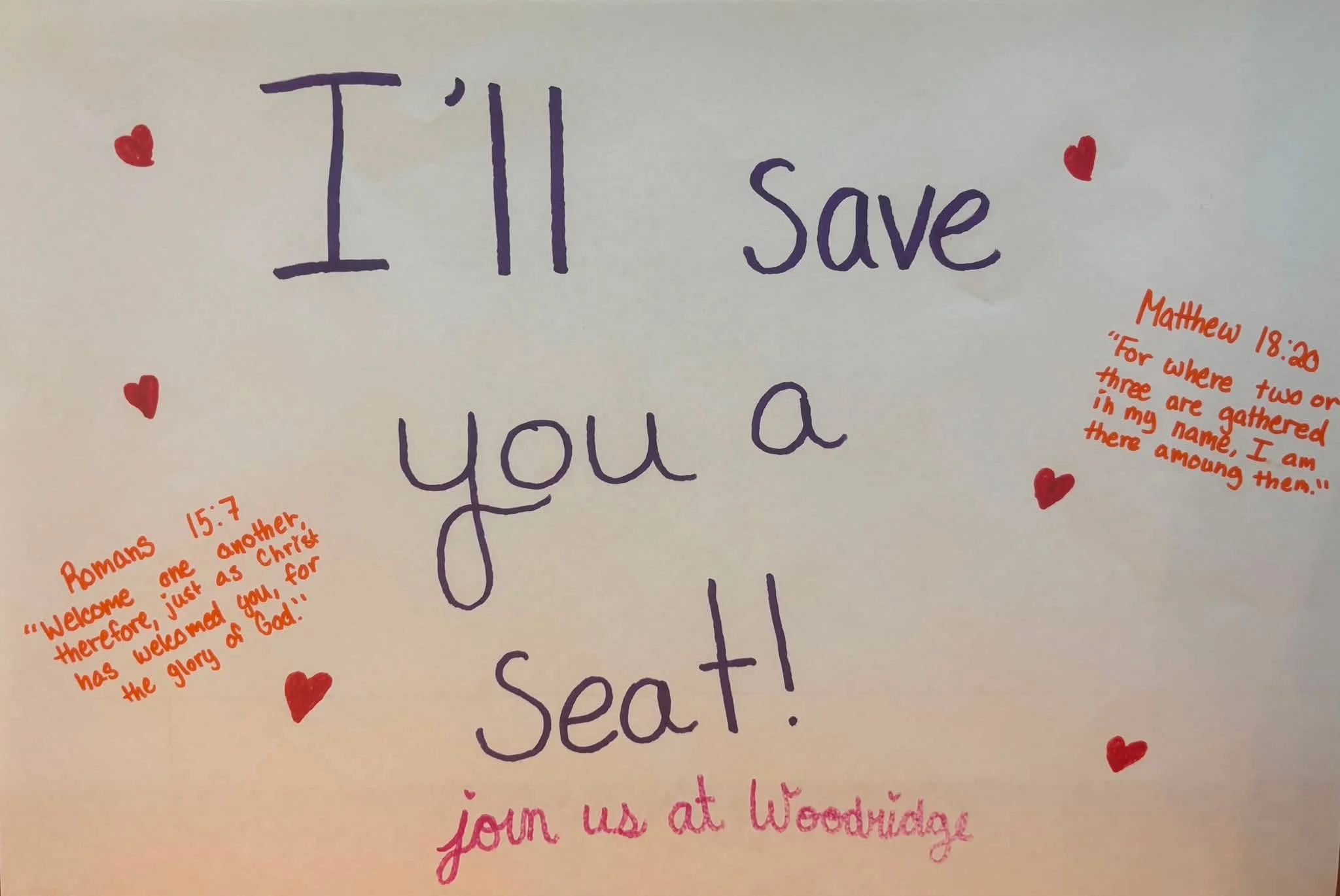 You bring yourself, and we&rsquo;ll save you a seat! 💚 Our Sunday School crew is taking over to remind everyone that church is a place to grow in faith, share God&rsquo;s love, and find community. There&rsquo;s room for you at Woodridge, and we&rsqu